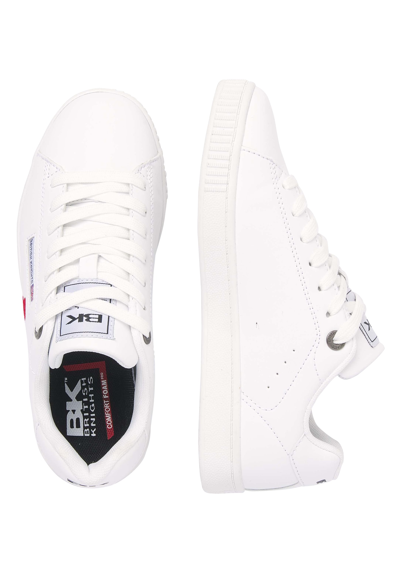 BRITISH KNIGHTS Zapatillas deportivas bajas 'Mist' rojo / negro / blanco – imagen 3