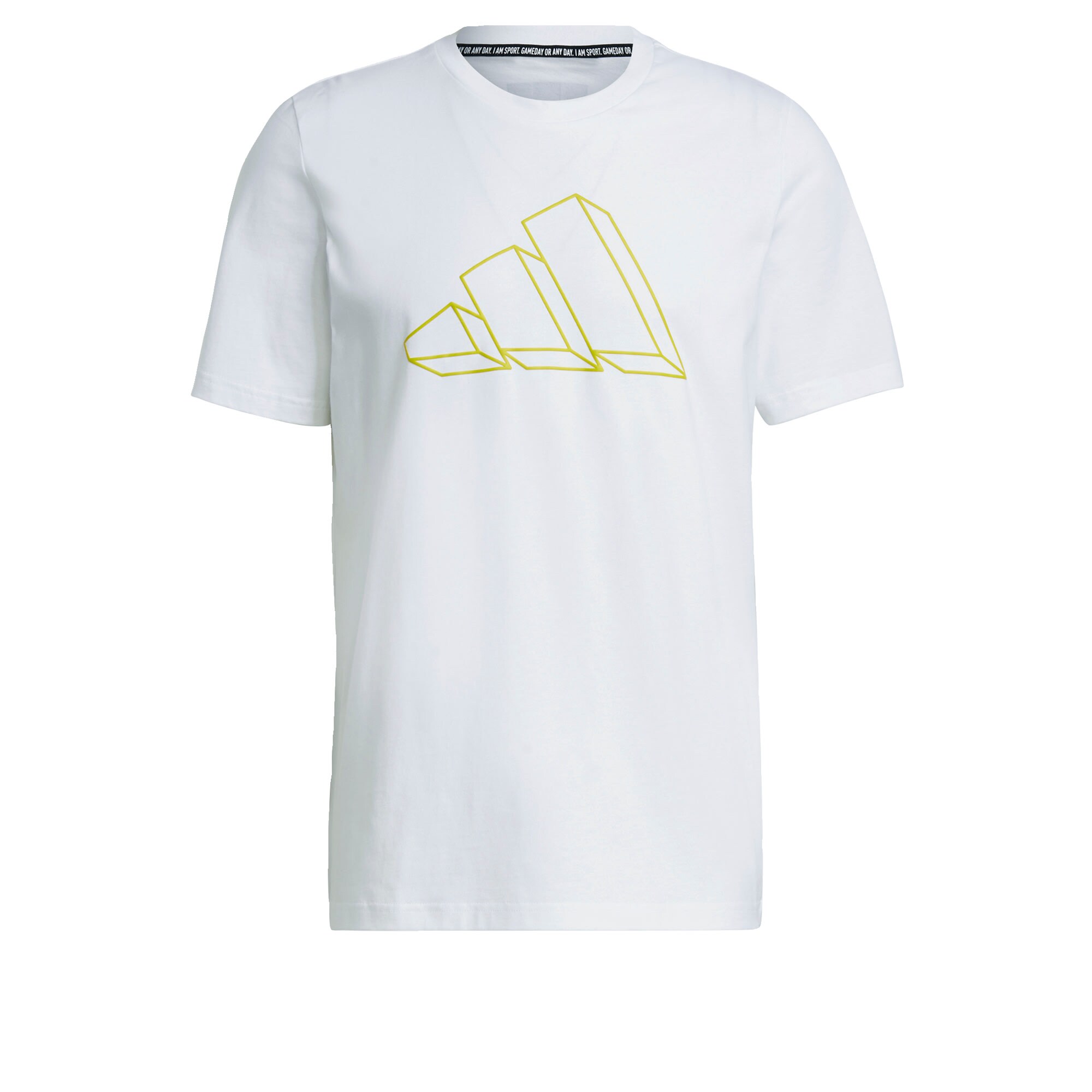 ADIDAS PERFORMANCE Sportiniai marškinėliai  balta / auksas