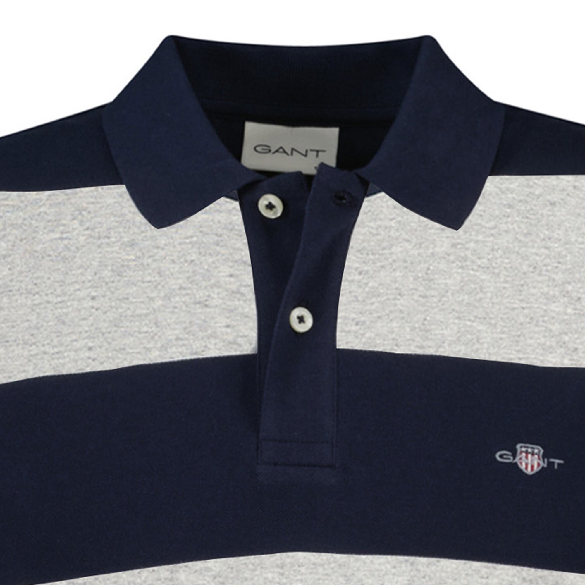 GANT Camiseta  marino / gris moteado – imagen 3