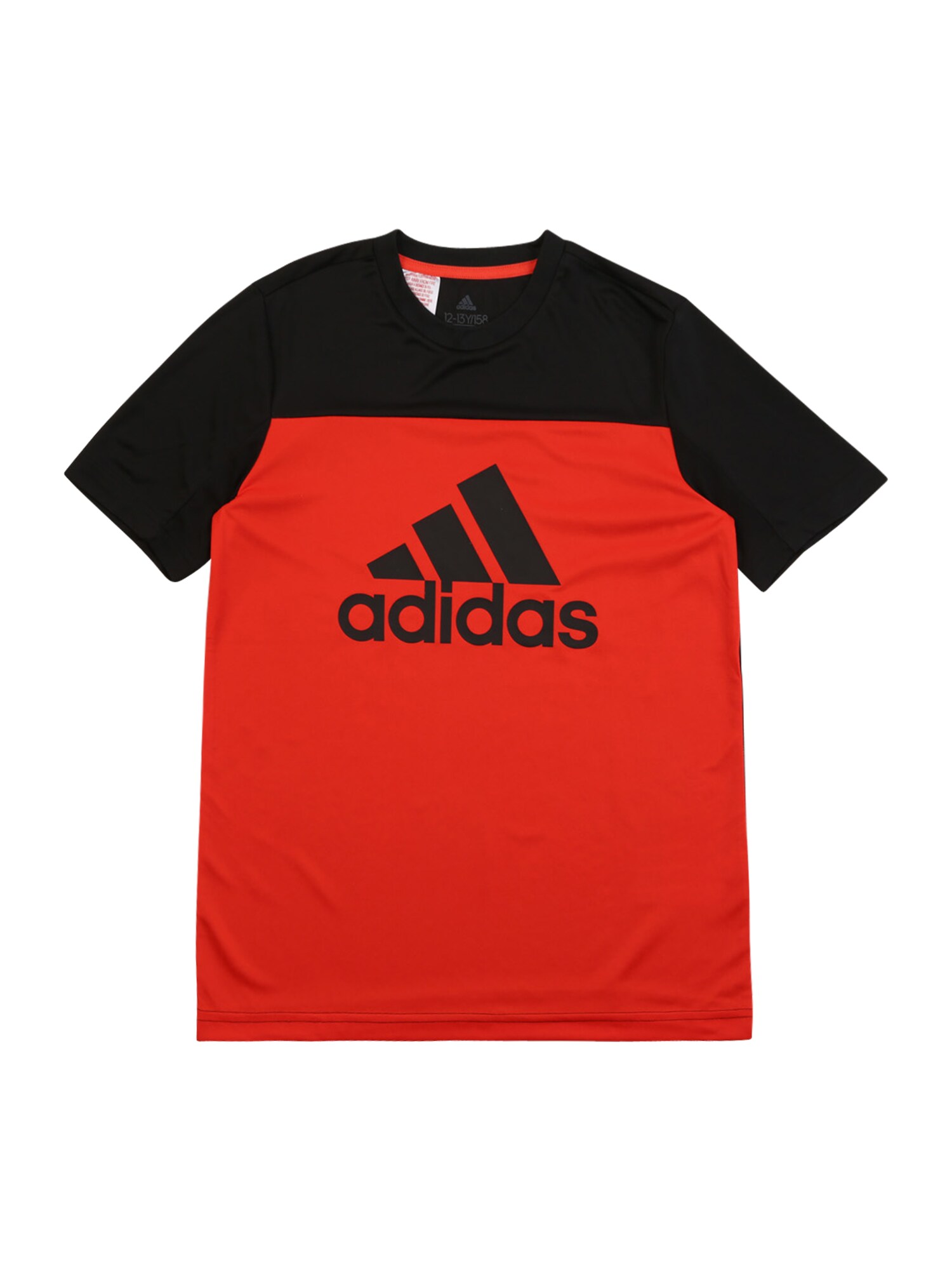 ADIDAS PERFORMANCE Sportiniai marškinėliai  raudona / juoda