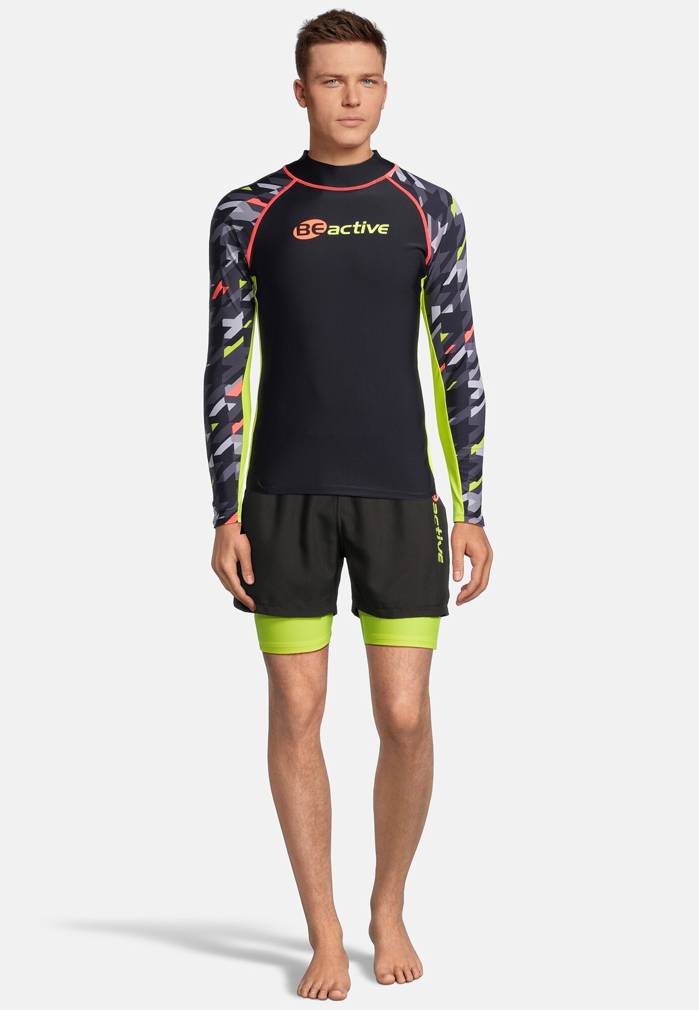 Thumbnail - BECO the world of aquasports Schwimmshirt Rashguard BEactive UV SUNSET