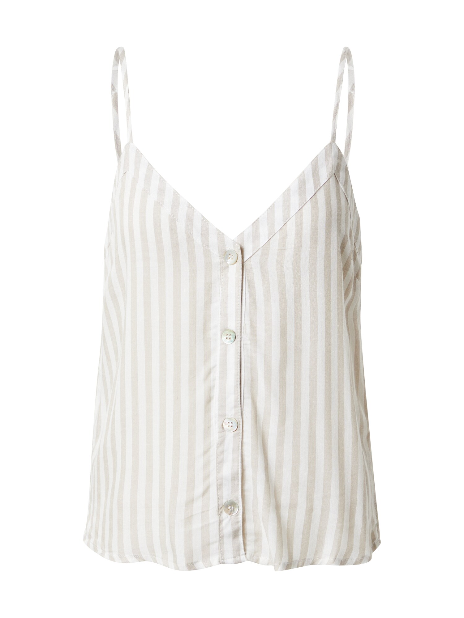 Hailys Top Malina  bej / alb natural