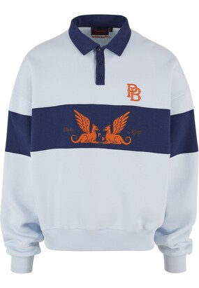 Prohibited Sweatshirt Lichtblauw / Donkerblauw / Oranje