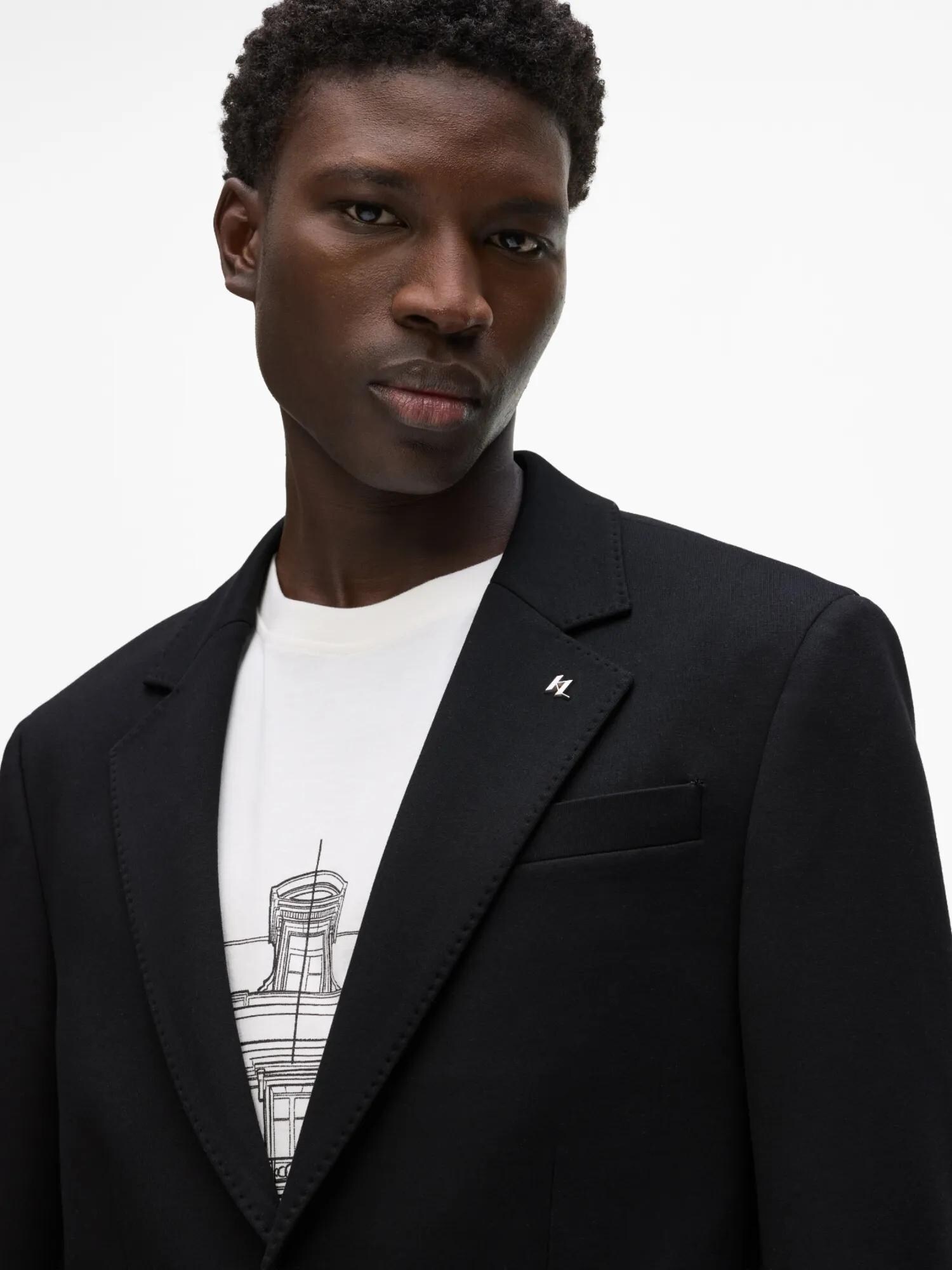 Karl Lagerfeld Chaqueta saco  negro – imagen 8