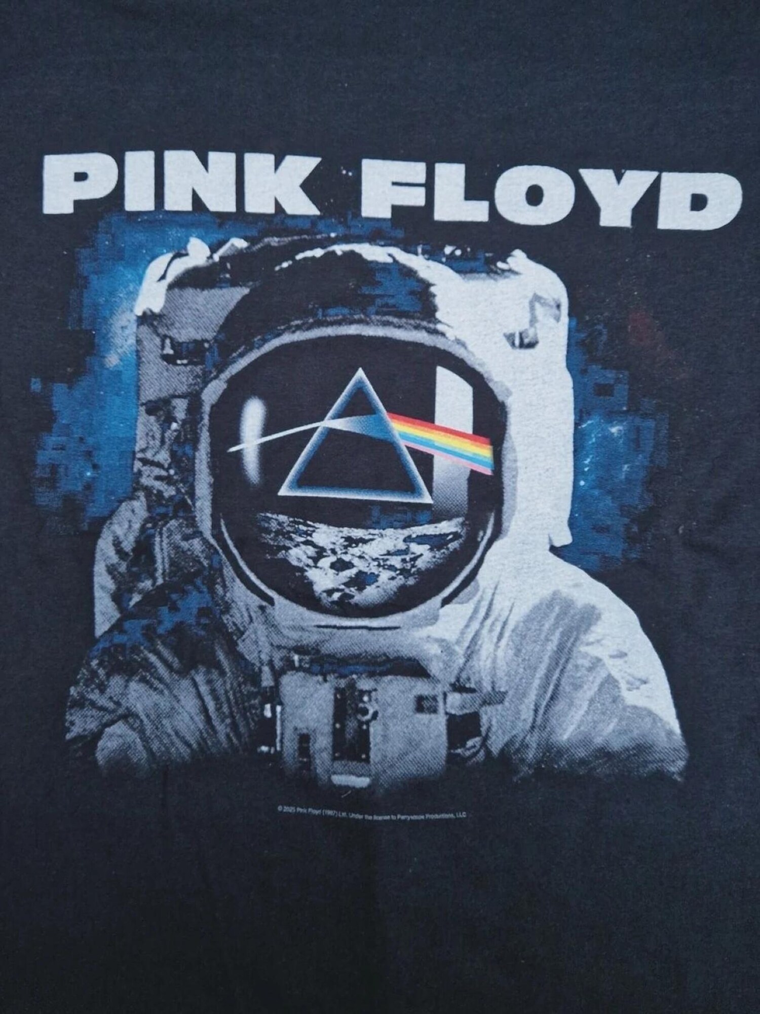 Pink Floyd Camiseta 'Pink Floyd The Dark Side of the Moon Astronaut T-Shirt' negro – imagen 3