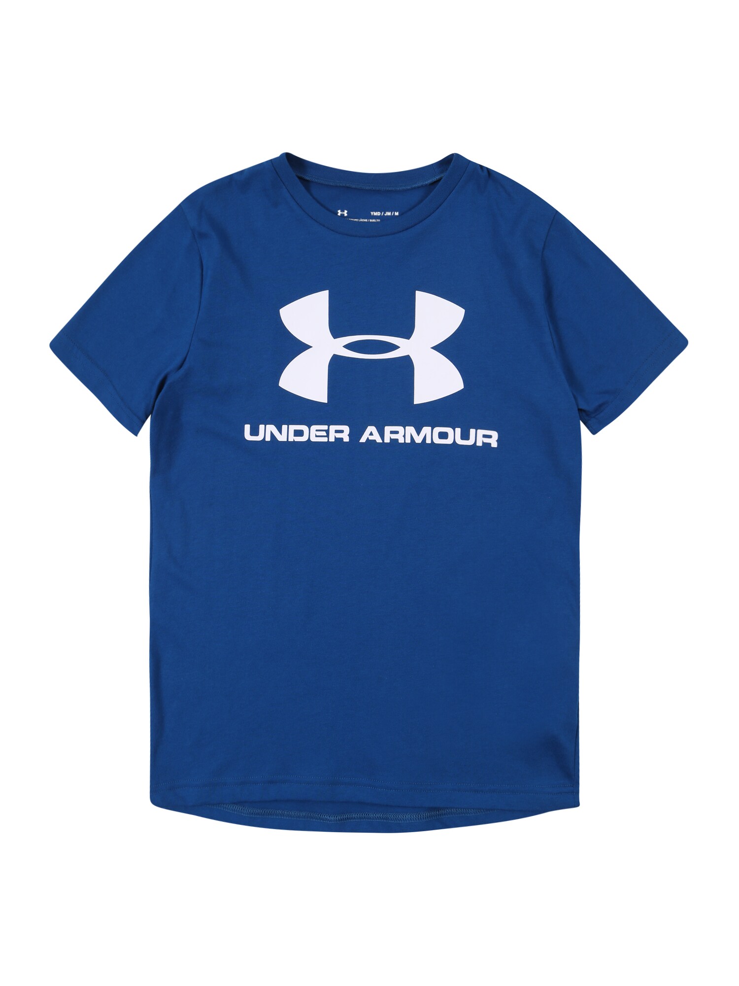 UNDER ARMOUR Sportiniai marškinėliai  mėlyna / balta