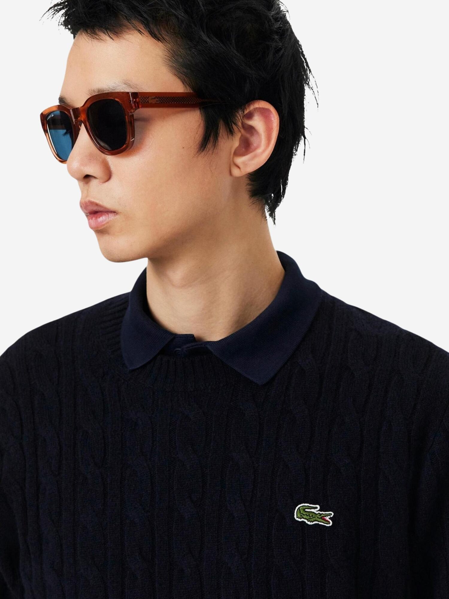 LACOSTE Jersey 'PULLOVER AH2924' azul oscuro – imagen 3