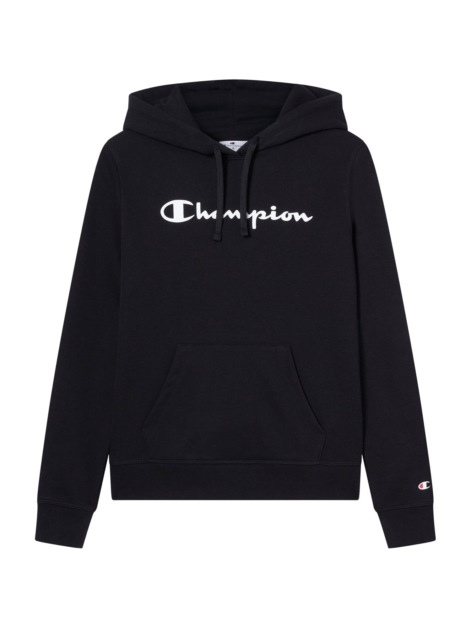 Champion Authentic Athletic Apparel Bluză de molton  negru / alb