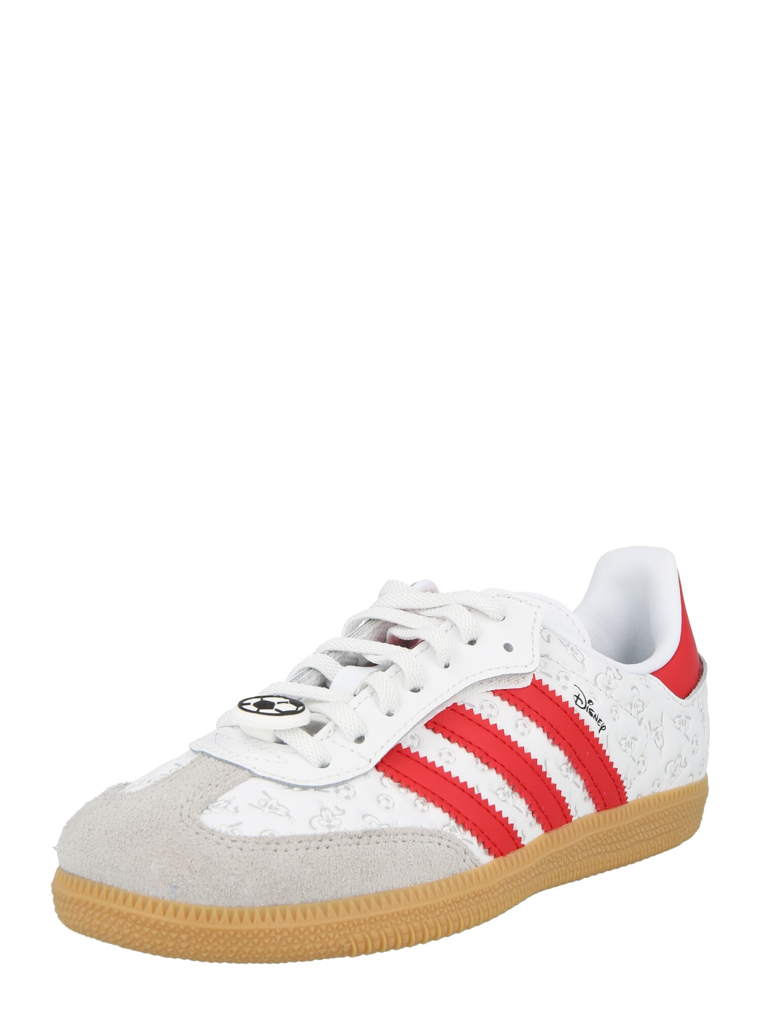 ADIDAS ORIGINALS Sneaker 'SAMBA'  gri / roșu / alb