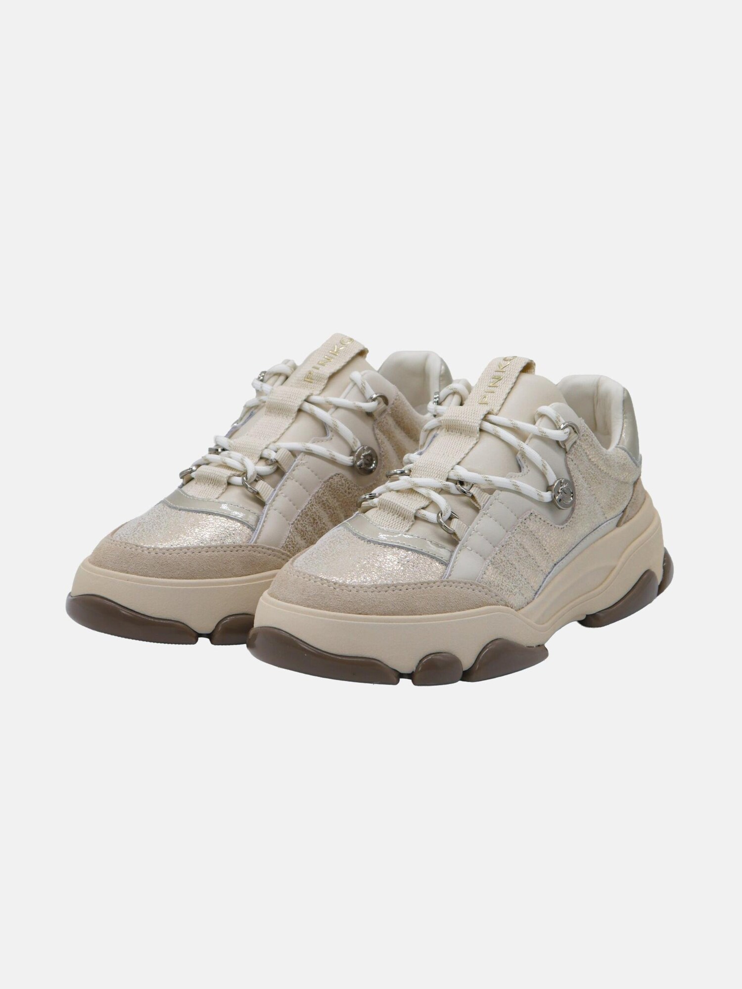 PINKO Zapatillas deportivas bajas 'ATHENA' platino – imagen 2