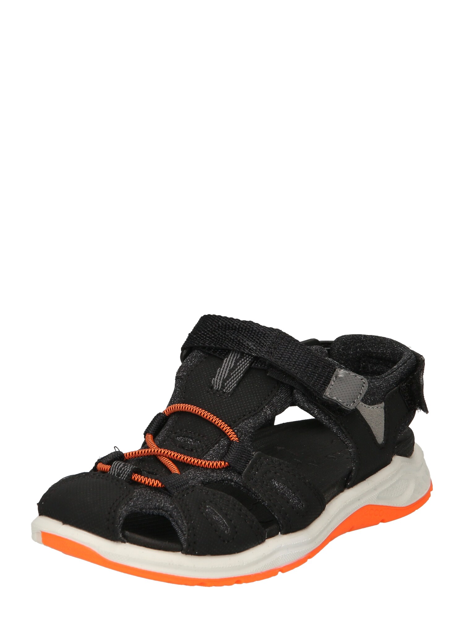 ECCO Sandalai 'X-Trinsic' pilka / oranžinė / juoda / balta