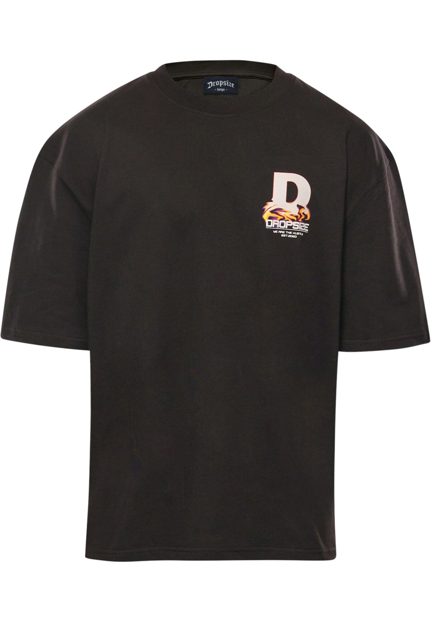Dropsize Tricou  crem / galben / lila / negru