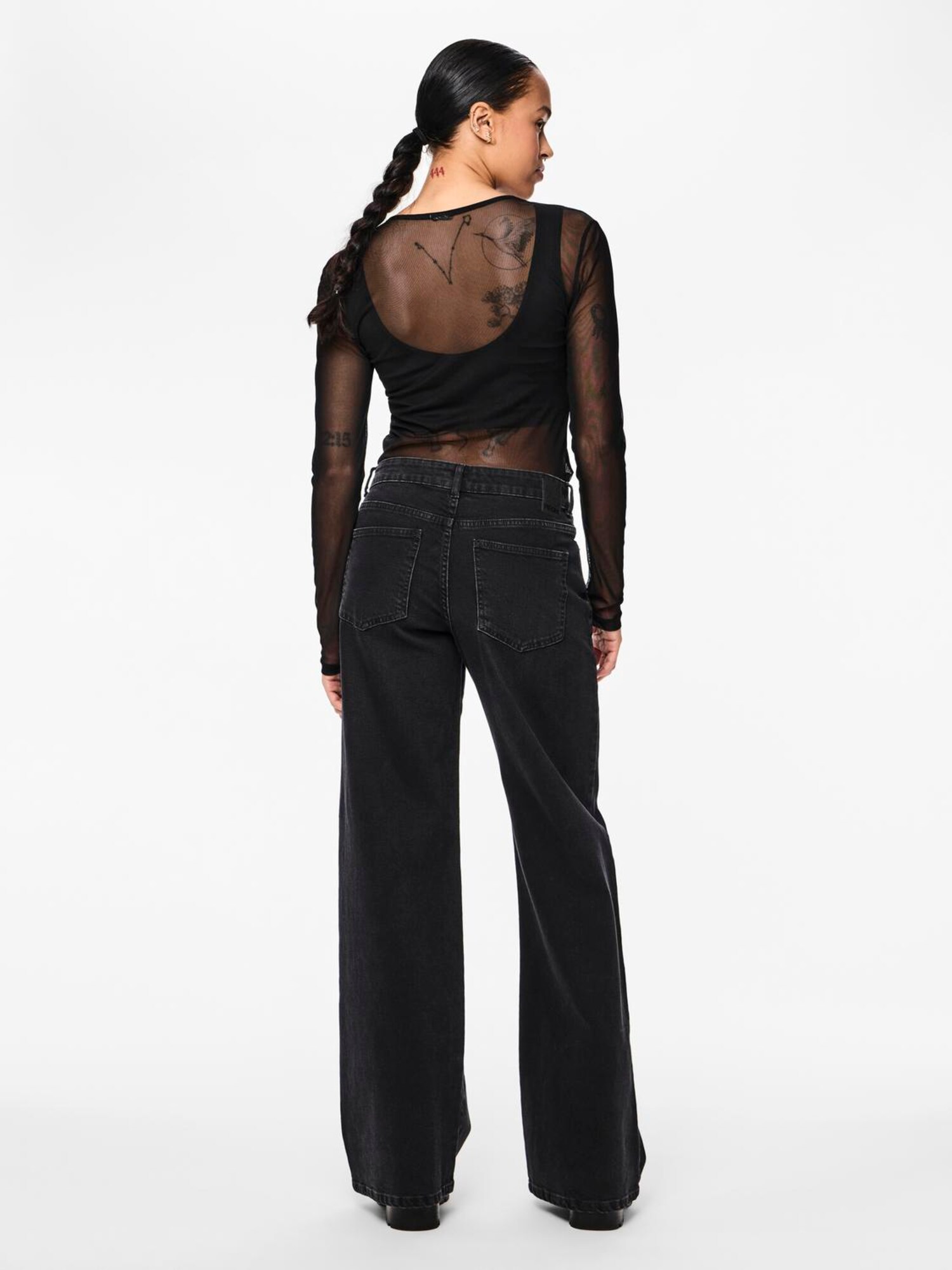 PIECES Džínsy 'Selma' čierny denim (obrázok 6)