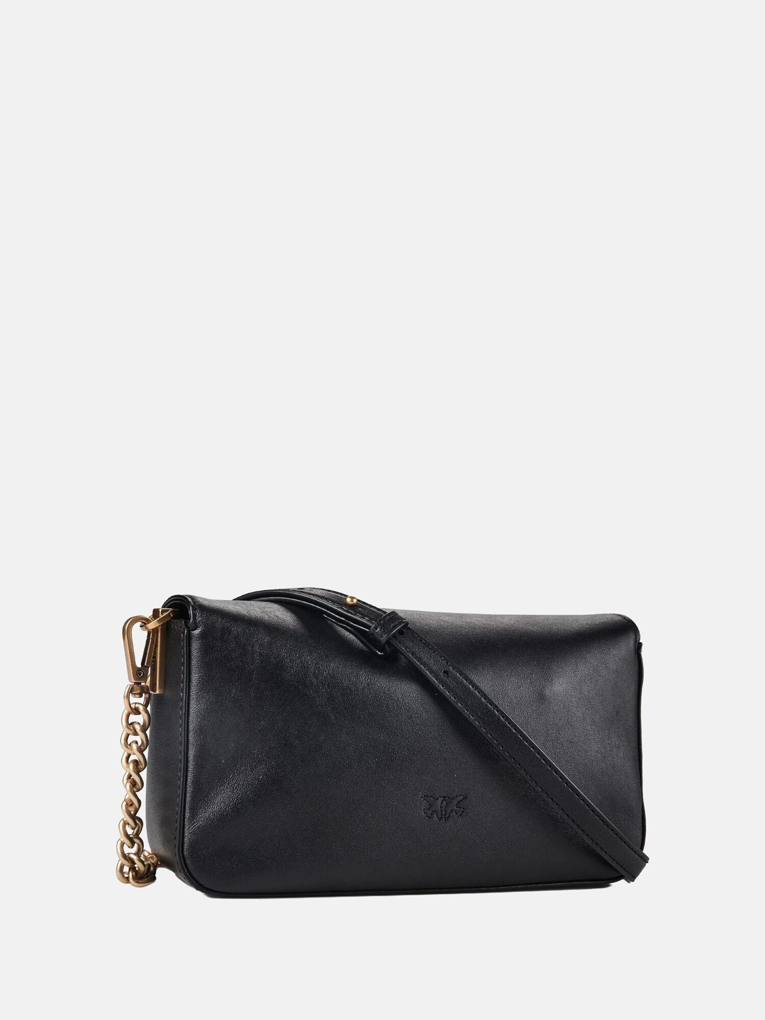 PINKO Bolso de mano 'PINKO LOVE ONE SLOUCHY MINI MZ.BC. VITELLO NEW BIKER BORSA'  negro – imagen 3