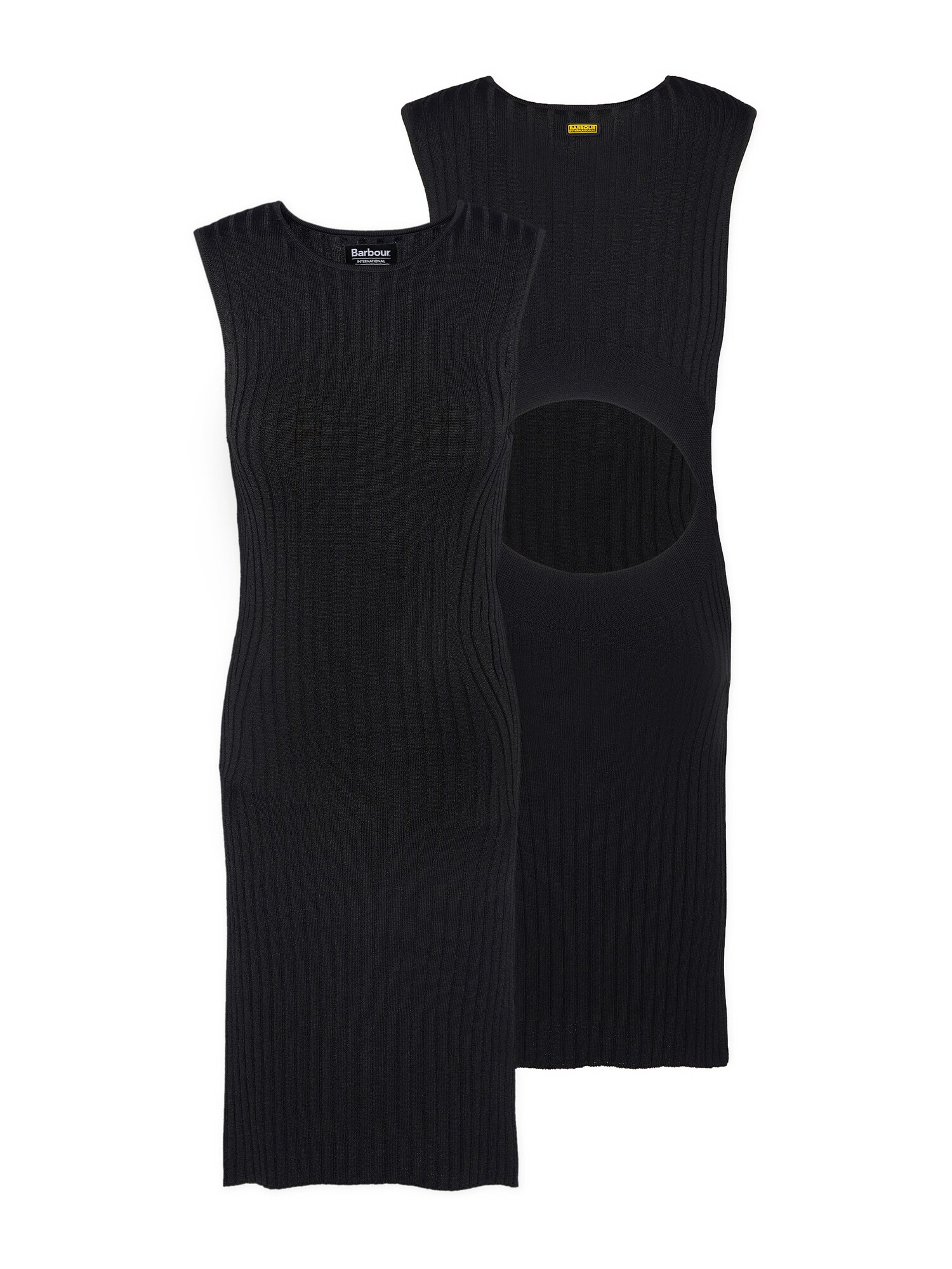 Barbour International Pletené šaty 'Paloma'  čierna