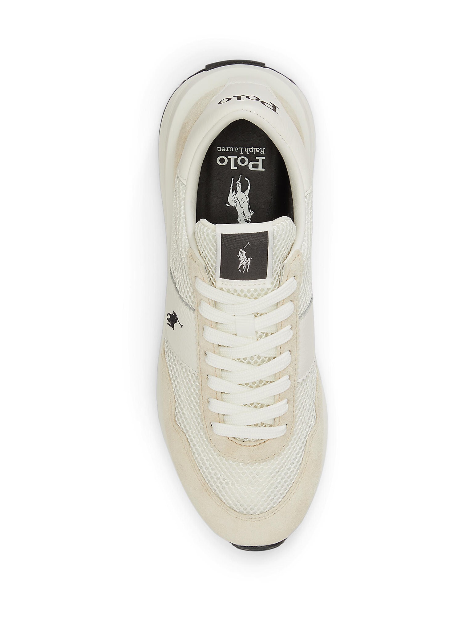 Polo Ralph Lauren Zapatillas deportivas bajas beige claro / negro / offwhite – imagen 3
