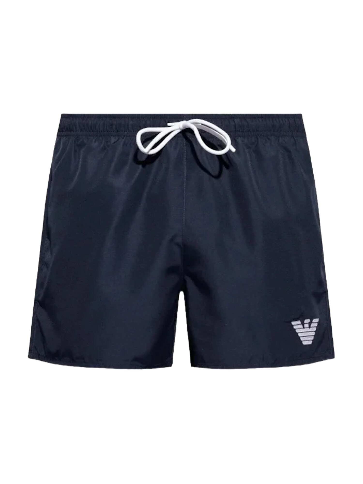 Emporio Armani Plavecké šortky námornícka modrá / biela