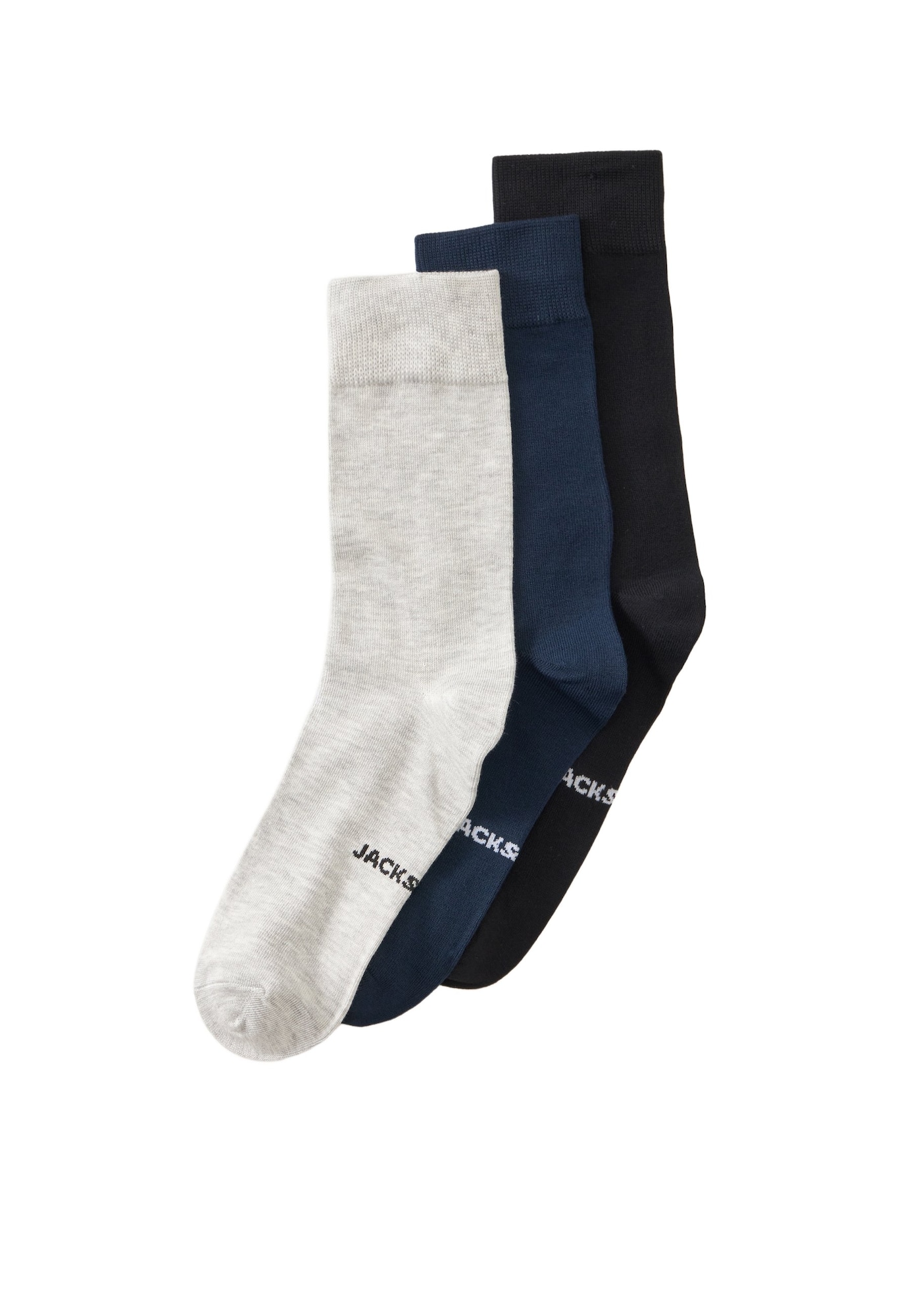 JACK & JONES Calcetines 'JACLOUIS' navy / negro / blanco moteado