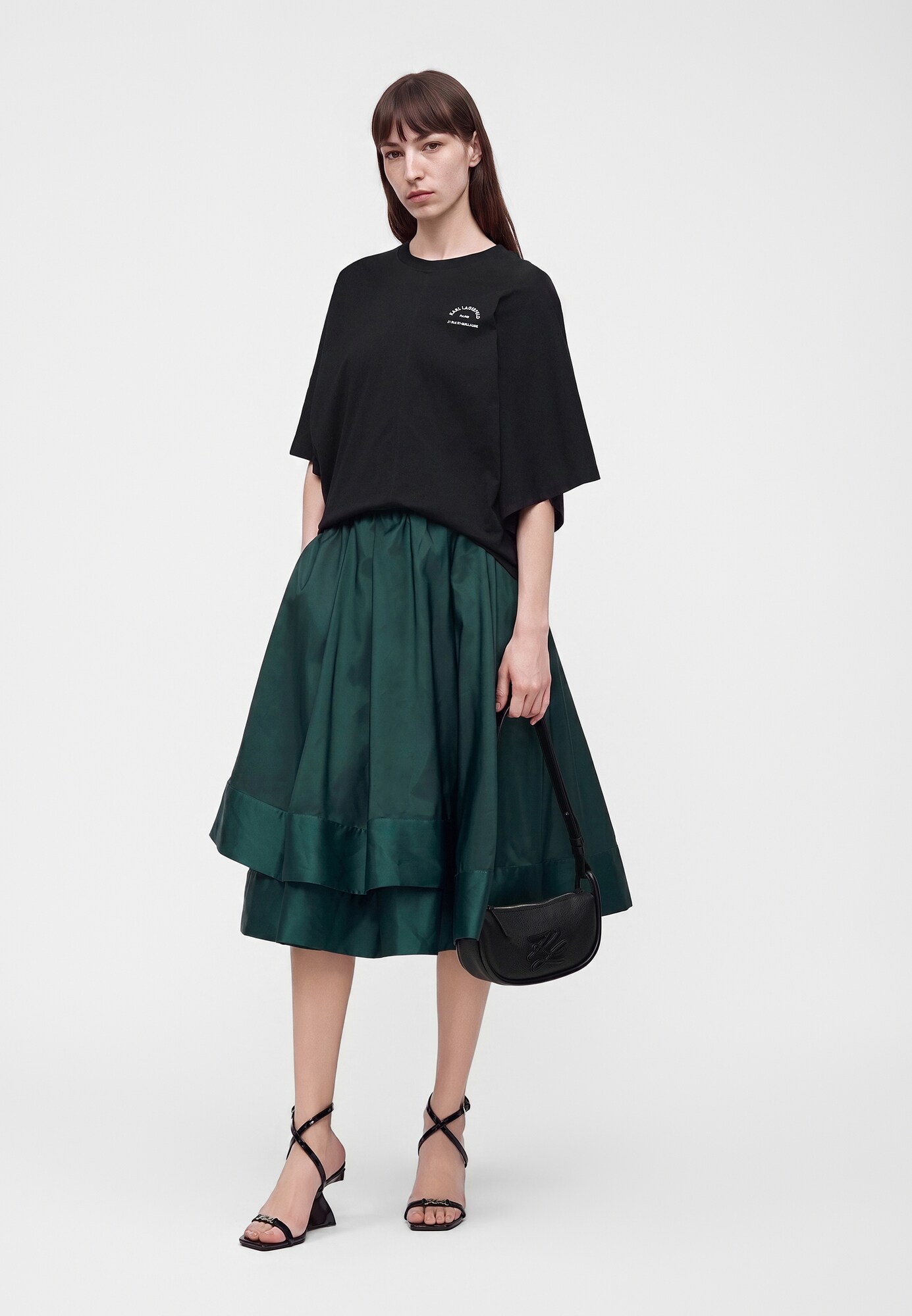 Karl Lagerfeld Camiseta negro / blanco – imagen 8