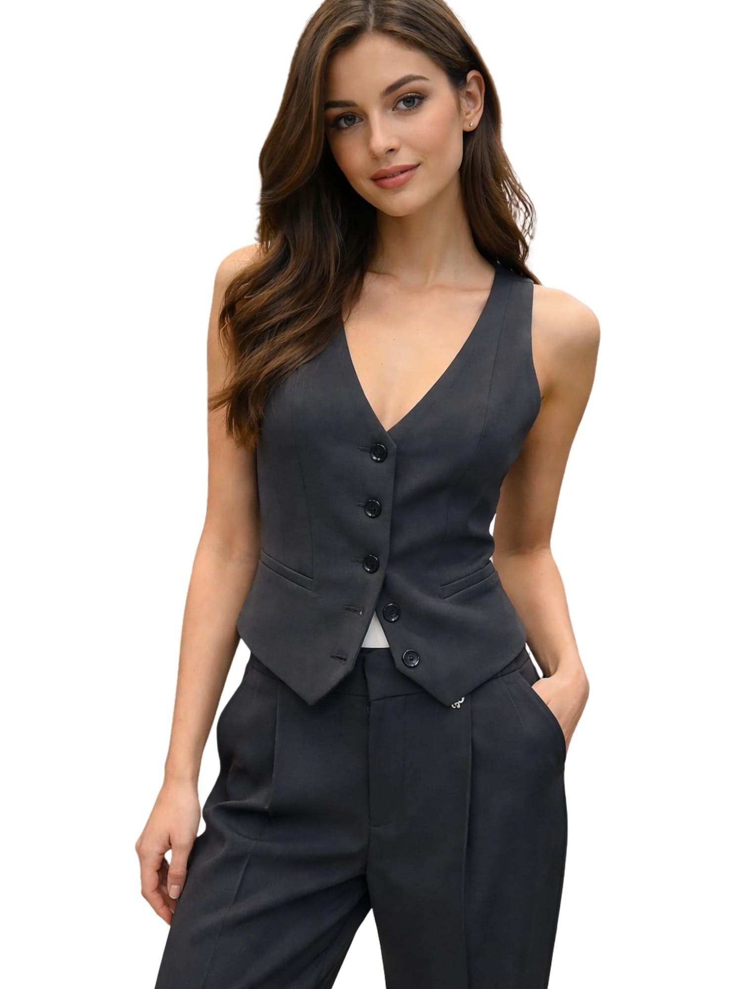 Aniye By Chaleco para traje  negro