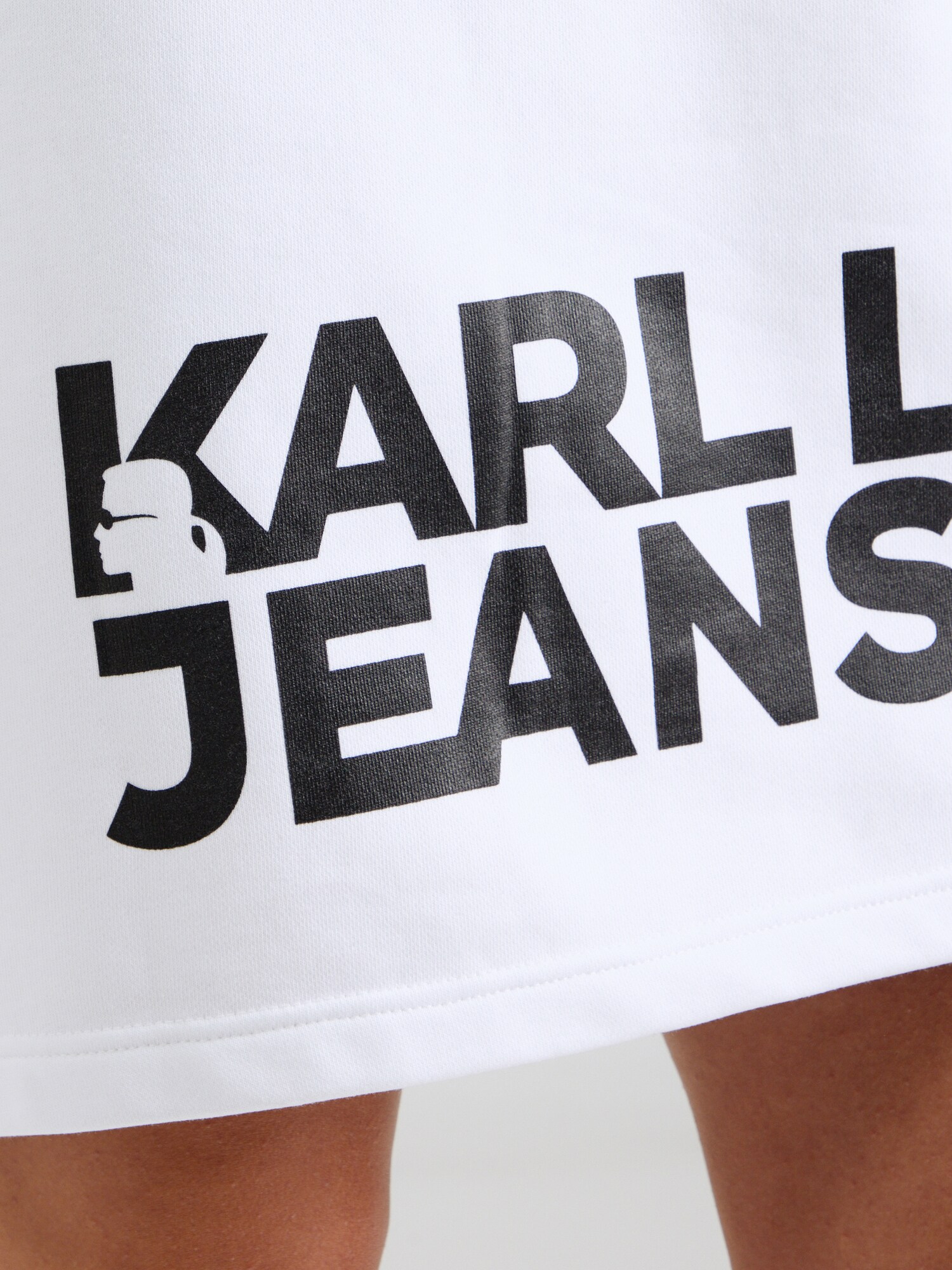 KARL LAGERFELD JEANS Šaty čierna / biela (obrázok 5)