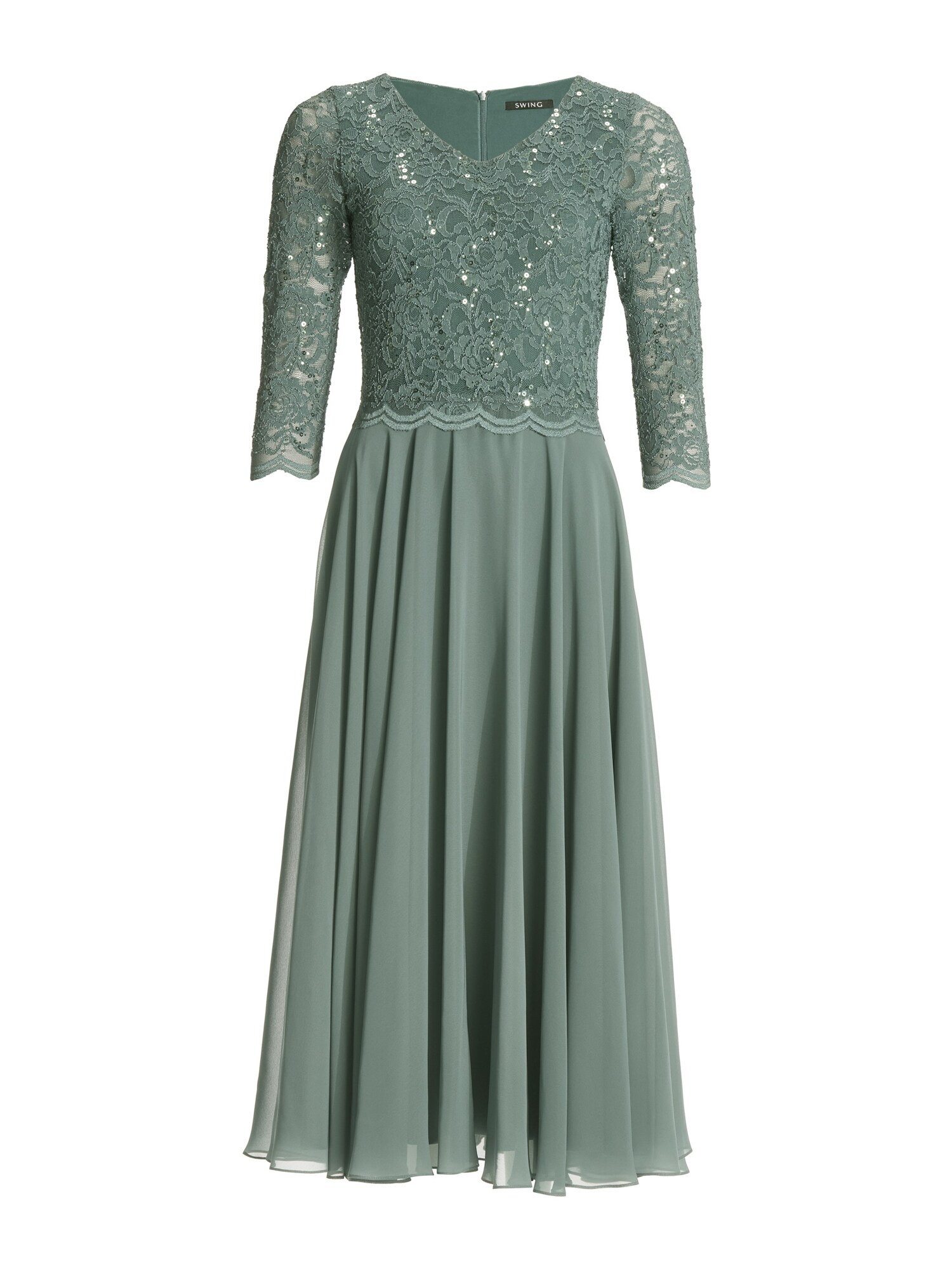 SWING Rochie de seară  verde pin
