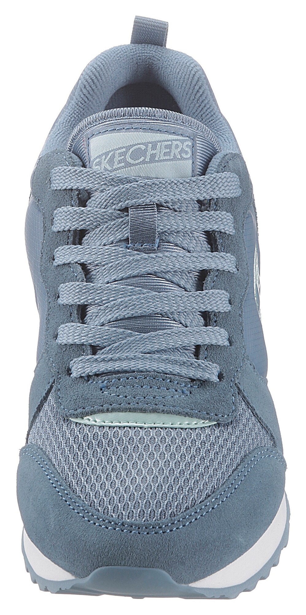 SKECHERS Nízke tenisky modrosivá (obrázok 4)