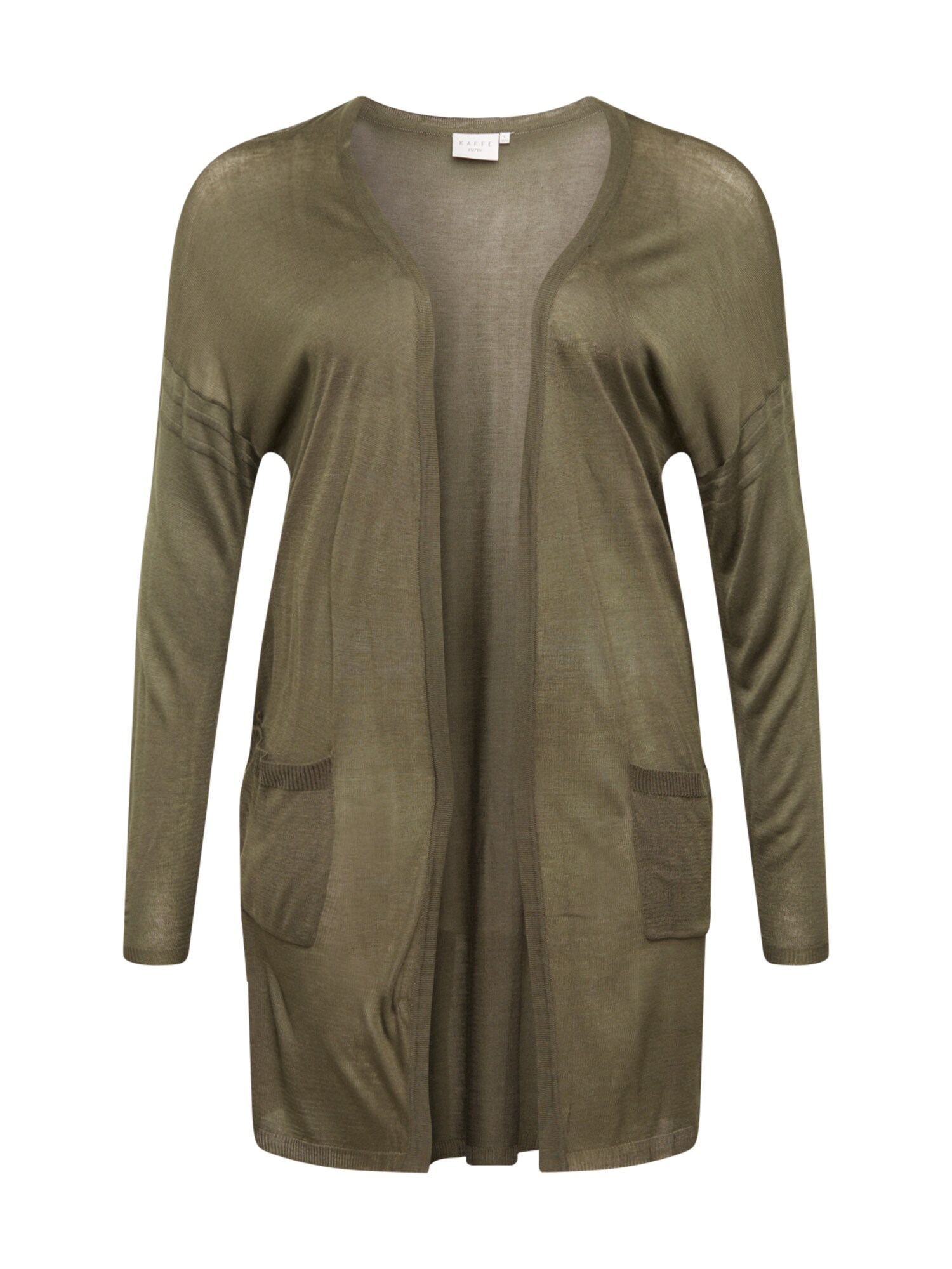 KAFFE CURVE Geacă tricotată KCsandy  oliv