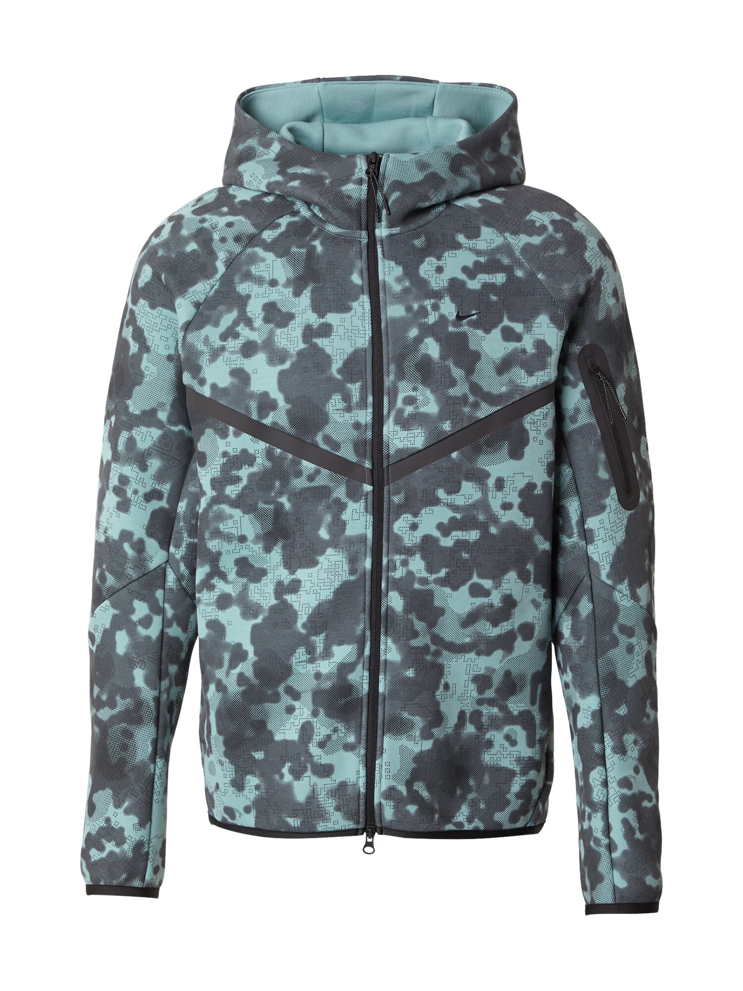 Nike Sportswear Hanorac TECH FLC  turcoaz / gri închis