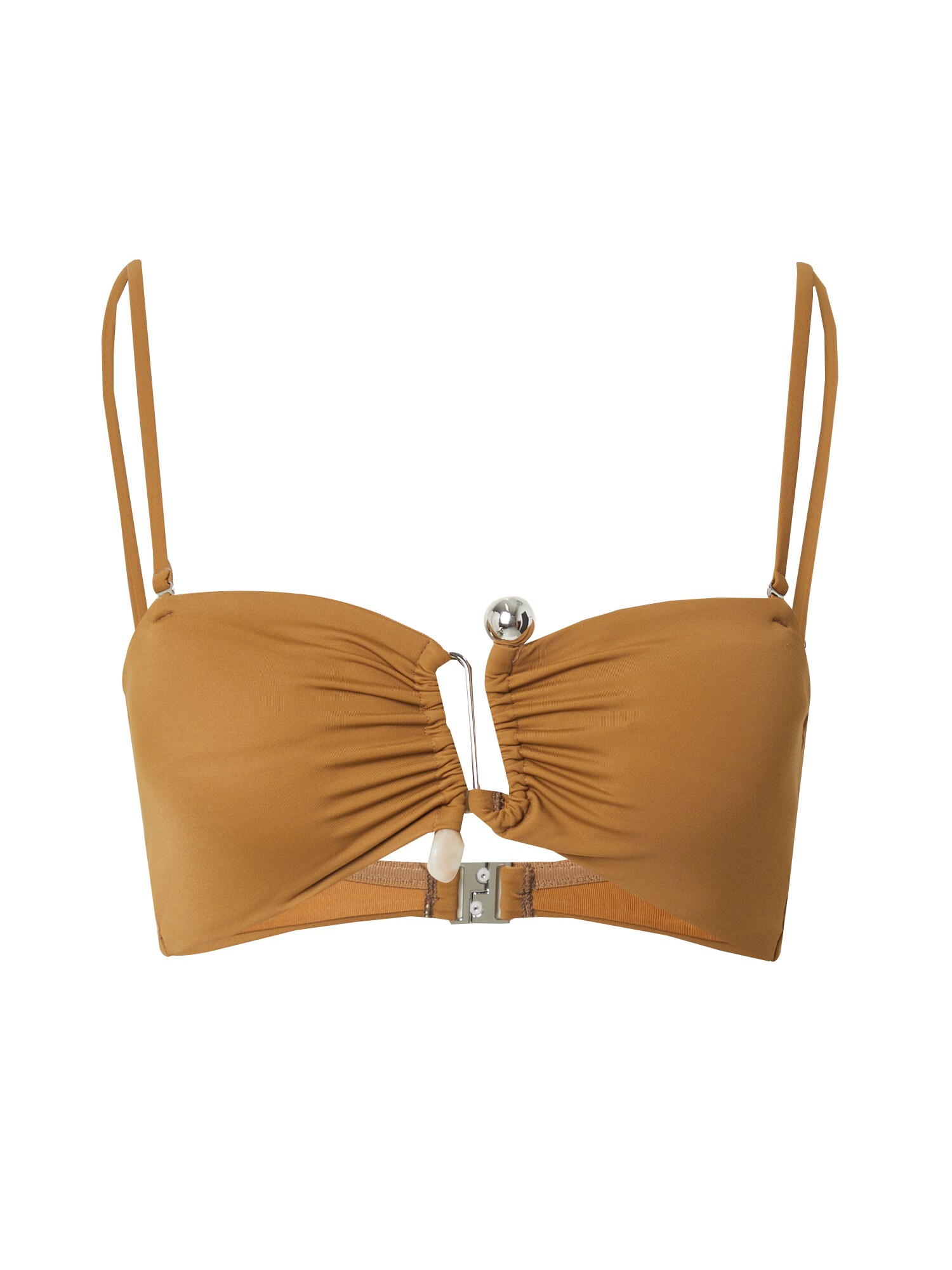 EDITED Bikini felső 'Alaia'  barna / brokát akciós termékkép 1
