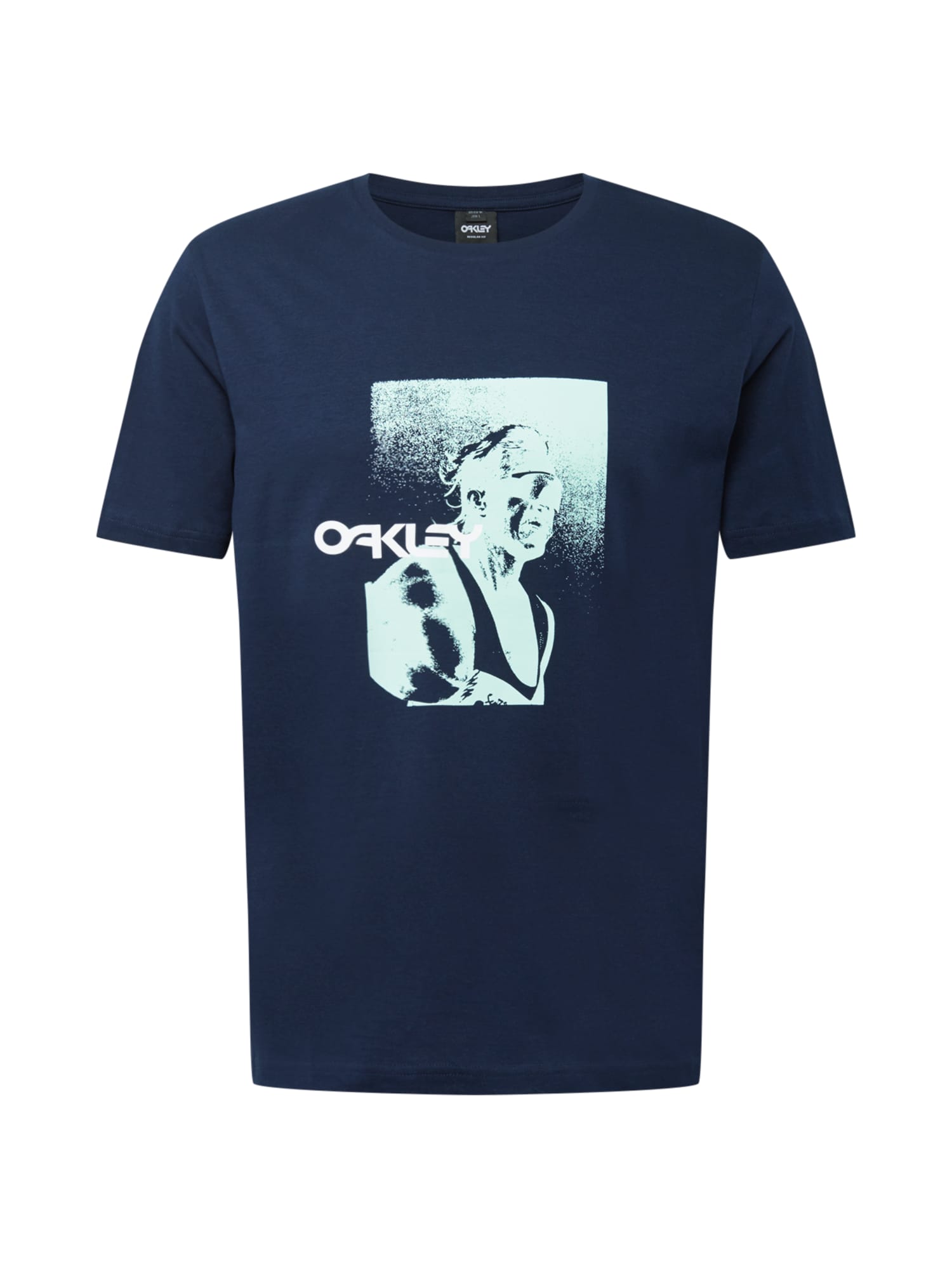 OAKLEY Funkčné tričko 'SCOTT TINLEY'  svetlomodrá / tmavomodrá