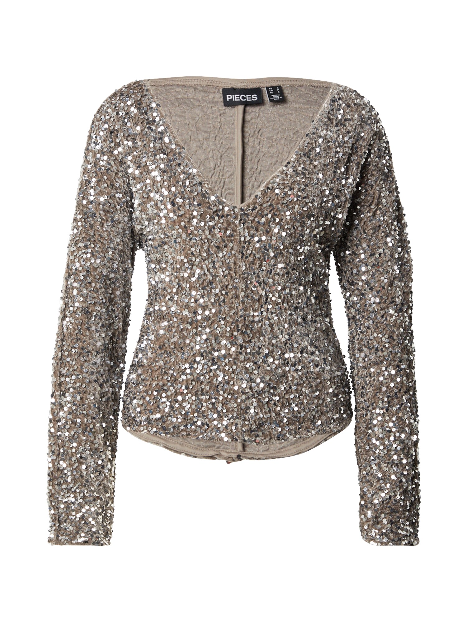 PIECES Bluza 'PCKam'  siva