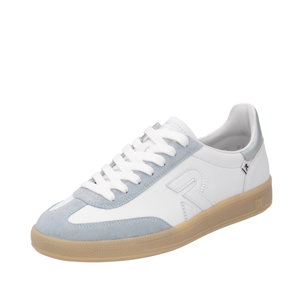Rieker Sport Sneaker Damen Größe 43 hellblau / silber / weiß