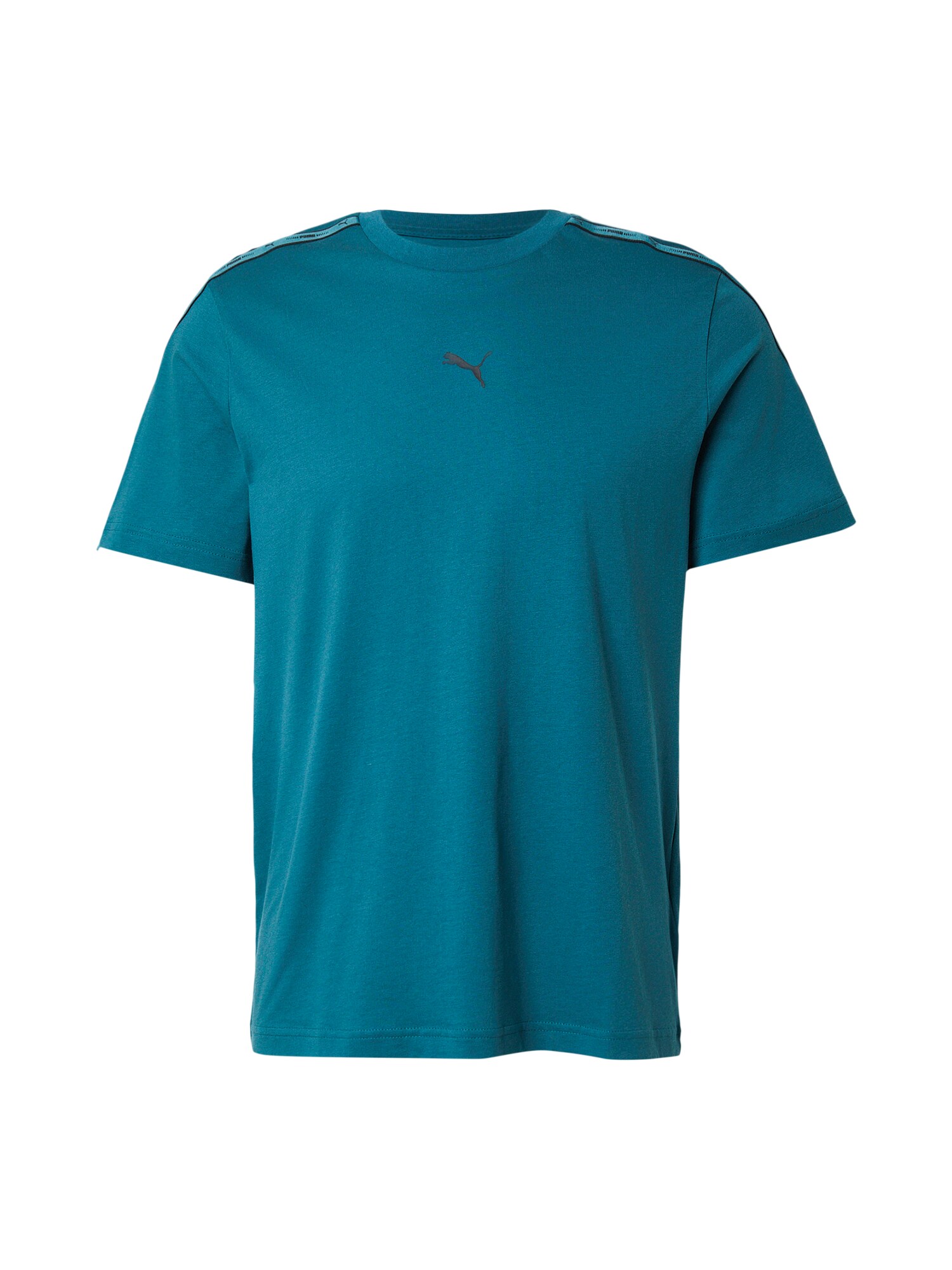 PUMA Tricou Essentials  verde petrol / negru