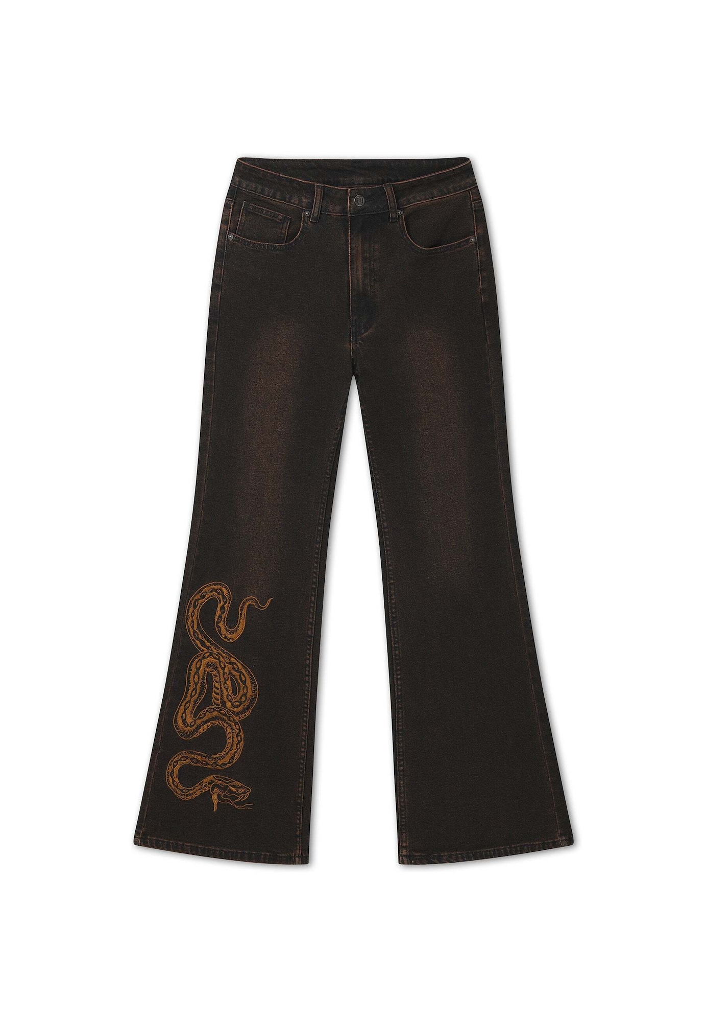 Ed Hardy Jeans maro / negru