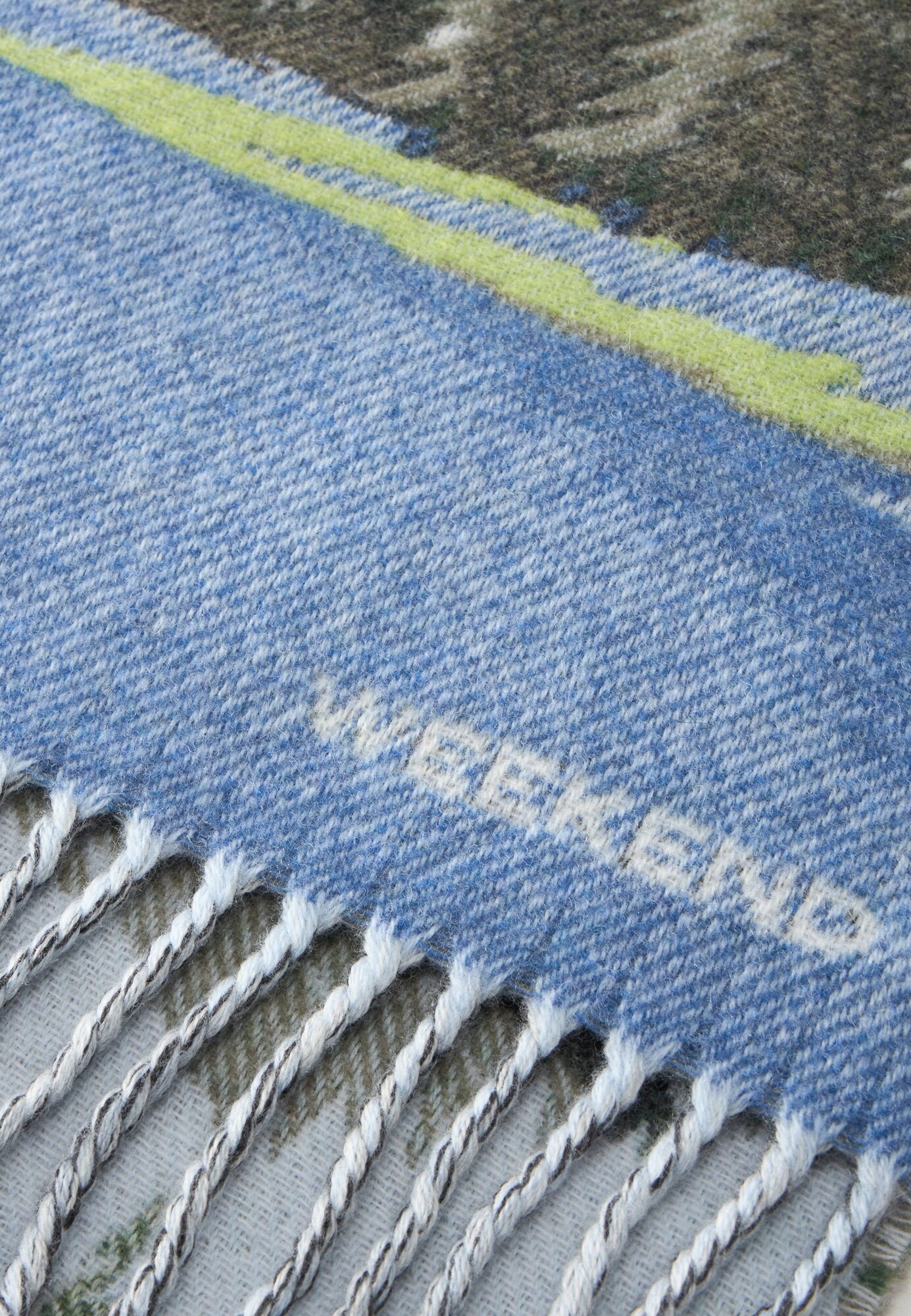 Weekend Max Mara Chal 'ABAFFO' zafiro / gris / pino – imagen 2
