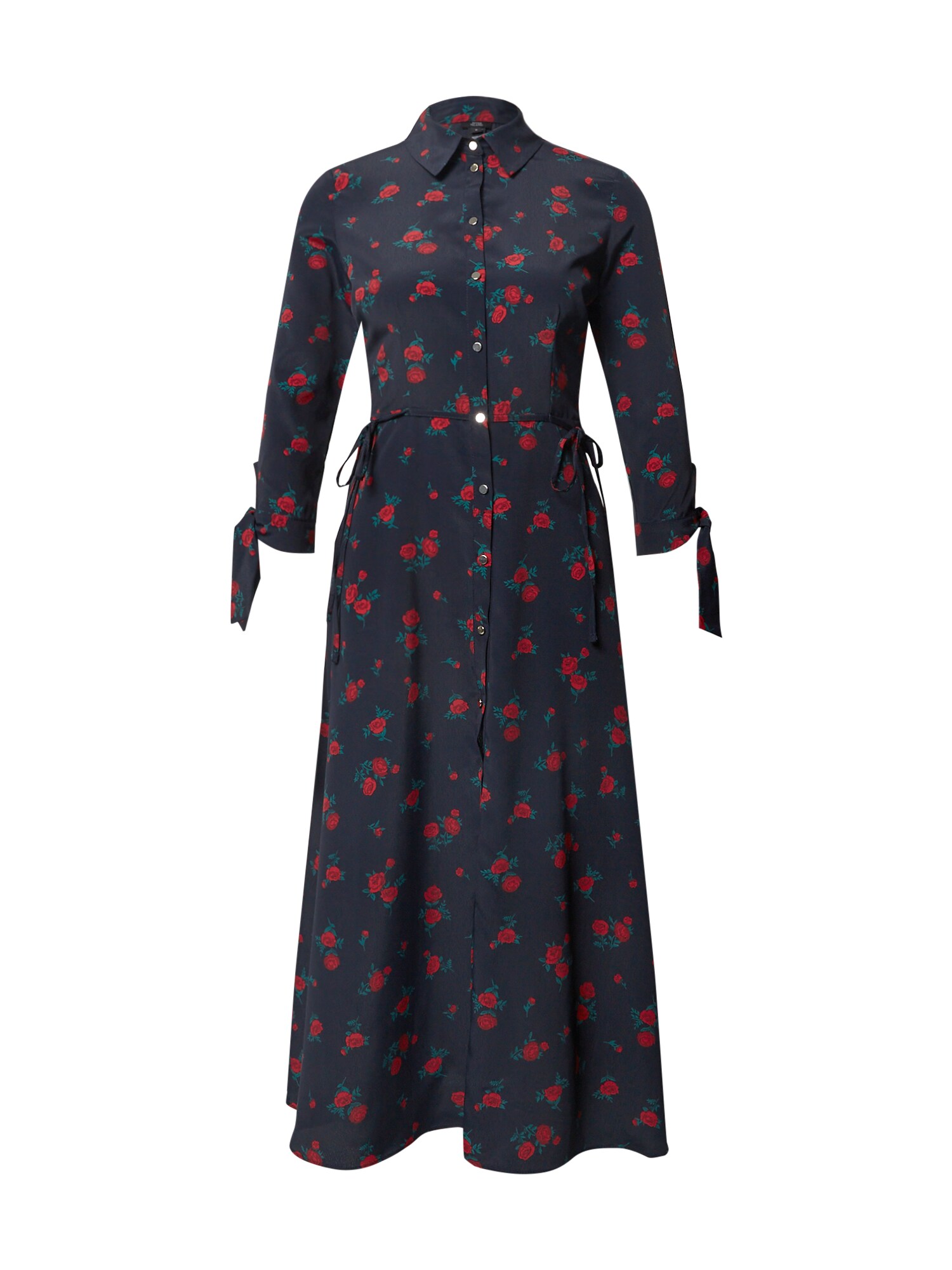 River Island Palaidinės tipo suknelė  tamsiai mėlyna / raudona / tamsiai žalia