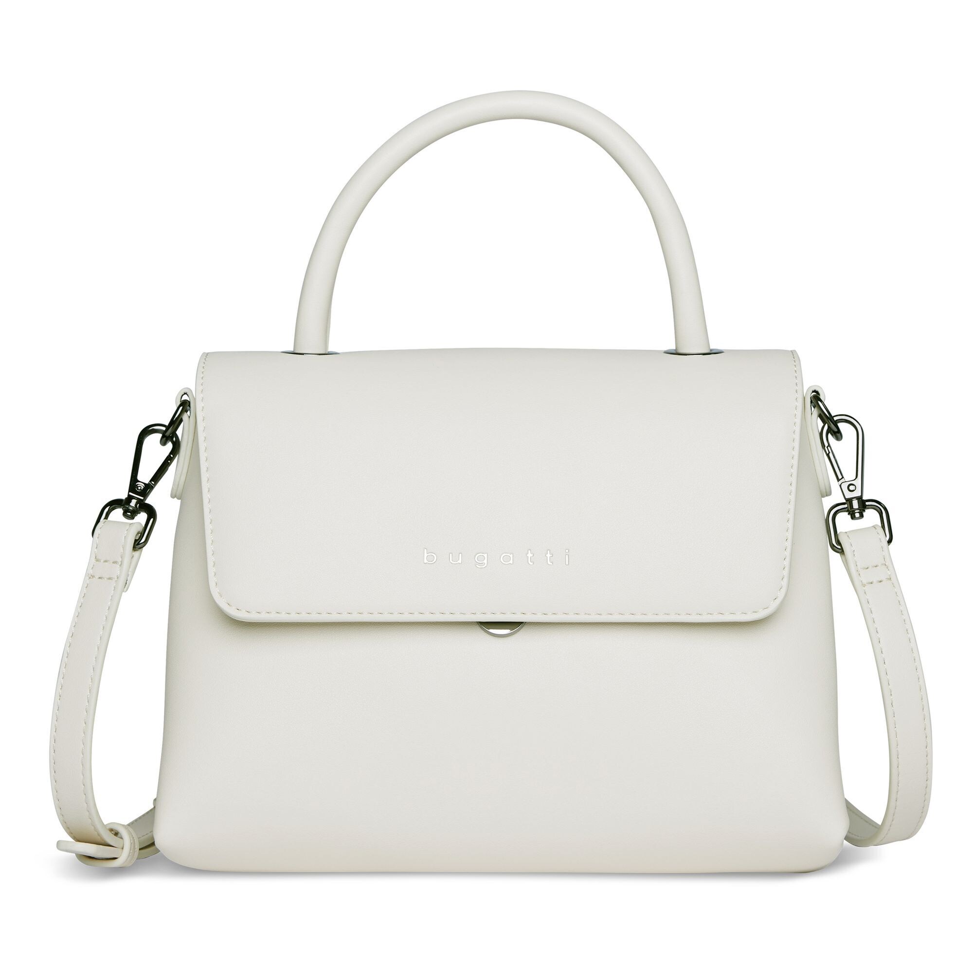 Bugatti Schoudertas 'Almata' Zilver / Offwhite