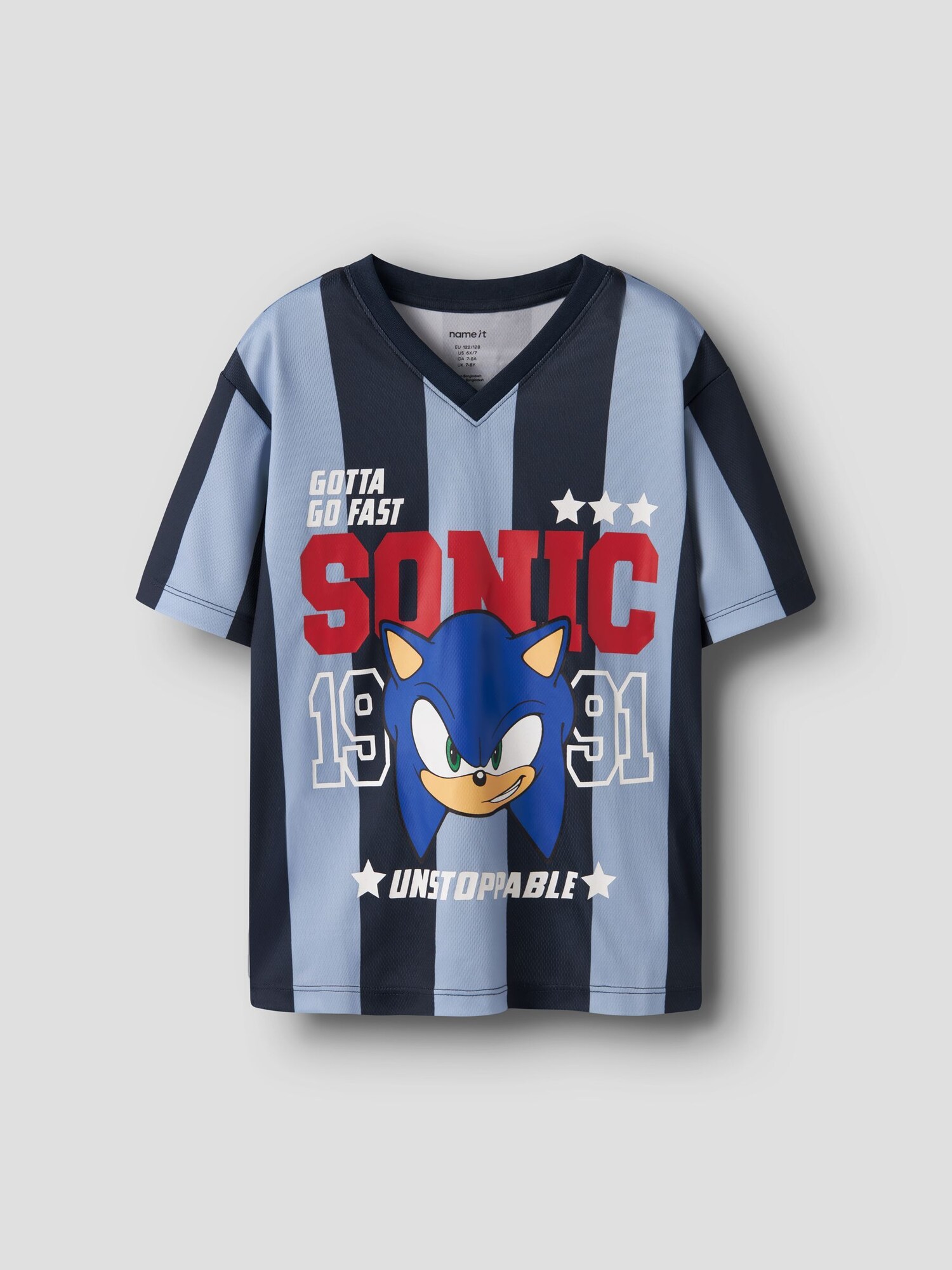 NAME IT Camiseta 'Sonic the Hedgehog' azul / navy / azul claro / rojo – imagen 3