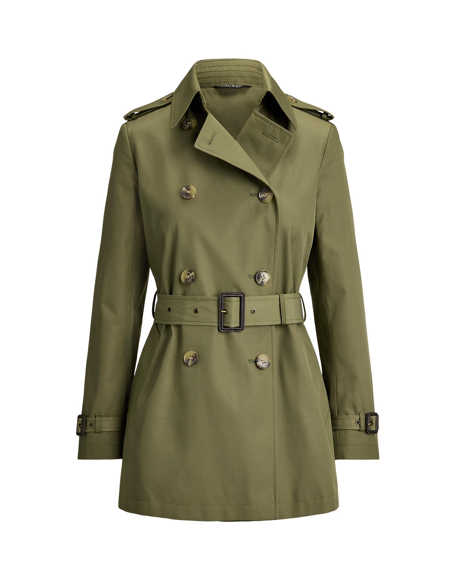 Lauren Ralph Lauren Prechodný kabát  olivová