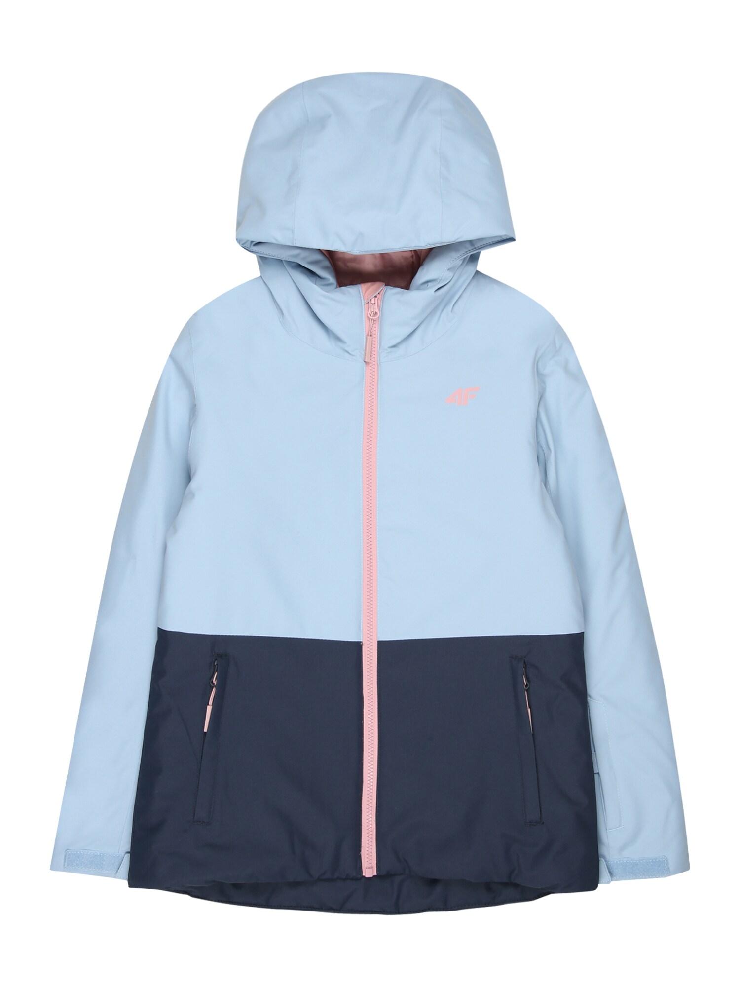 4F Športna jakna  pastelno modra / temno modra / roza