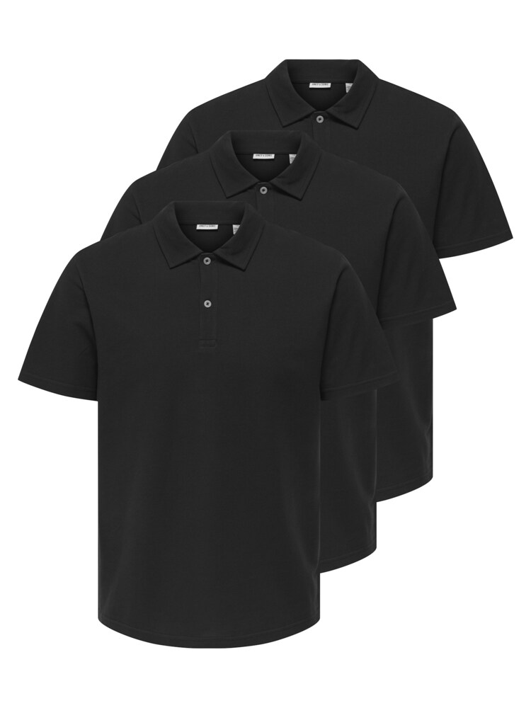 Only & Sons Poloshirt 'Gordon' Herren Größe XXL schwarz