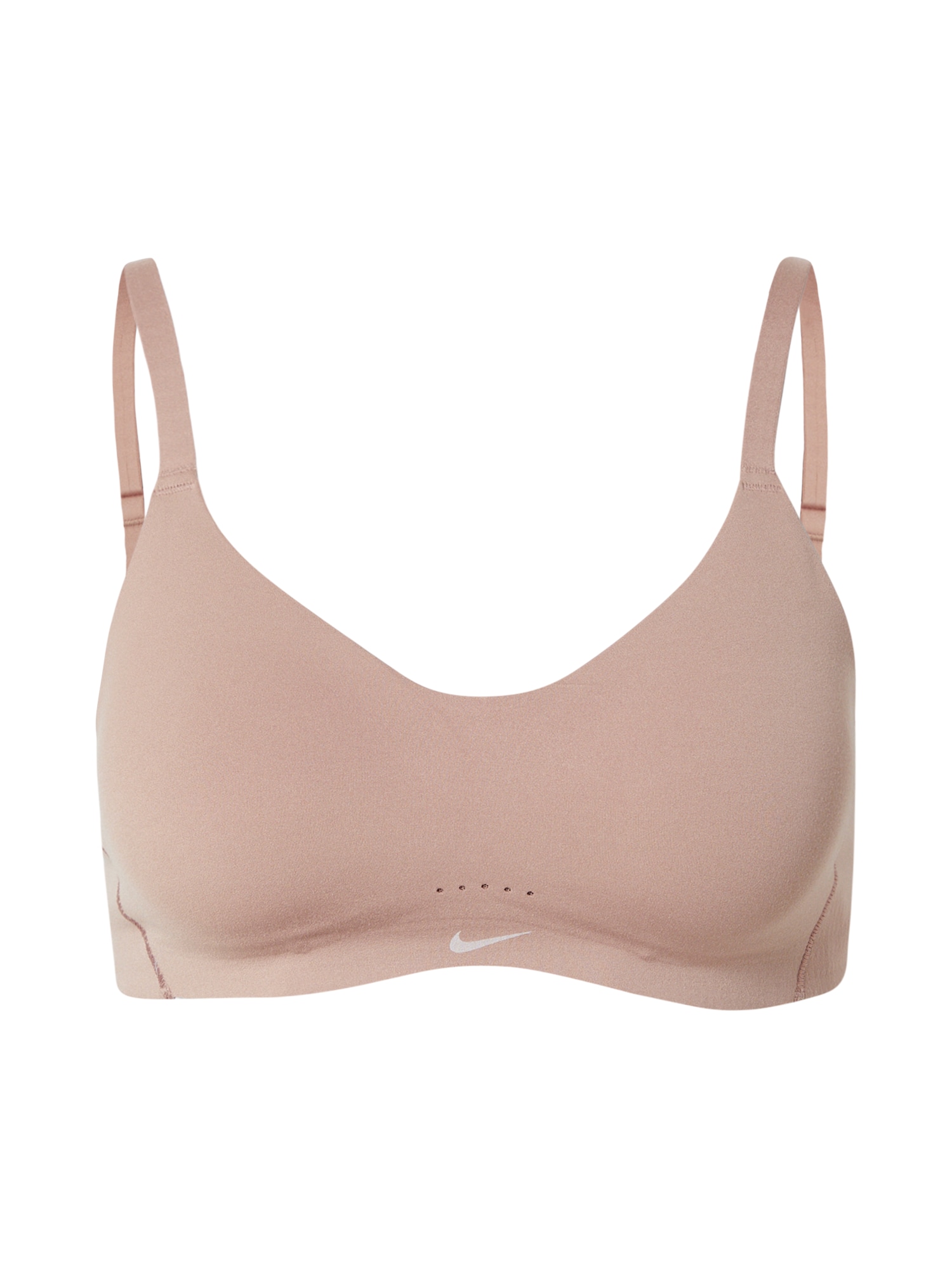 NIKE Sutien sport ALATE MINIMALIST  culoarea pielii / gri deschis
