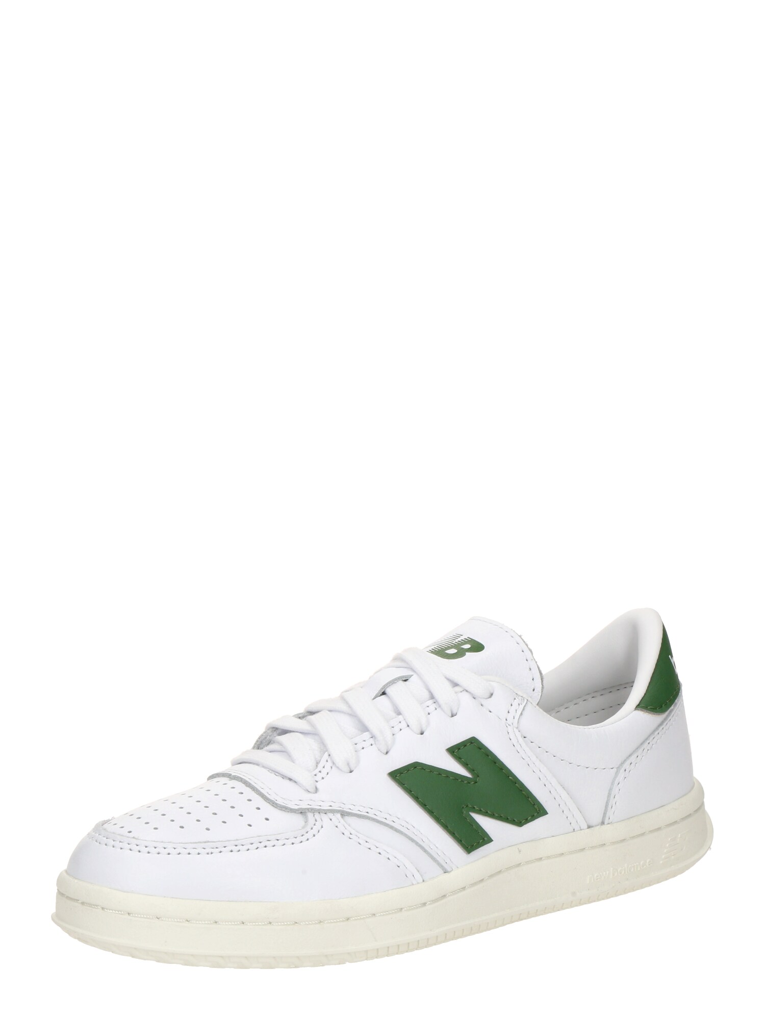new balance Nízke tenisky 'T500'  tmavozelená / biela