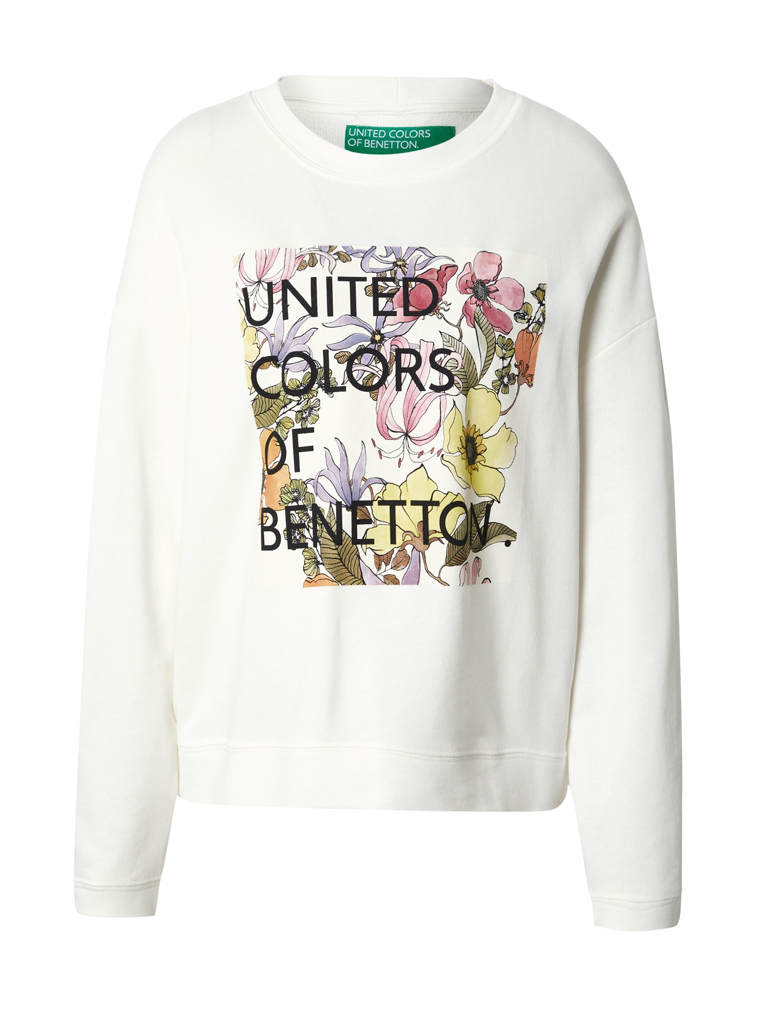 UNITED COLORS OF BENETTON Majica  mešane barve / bela