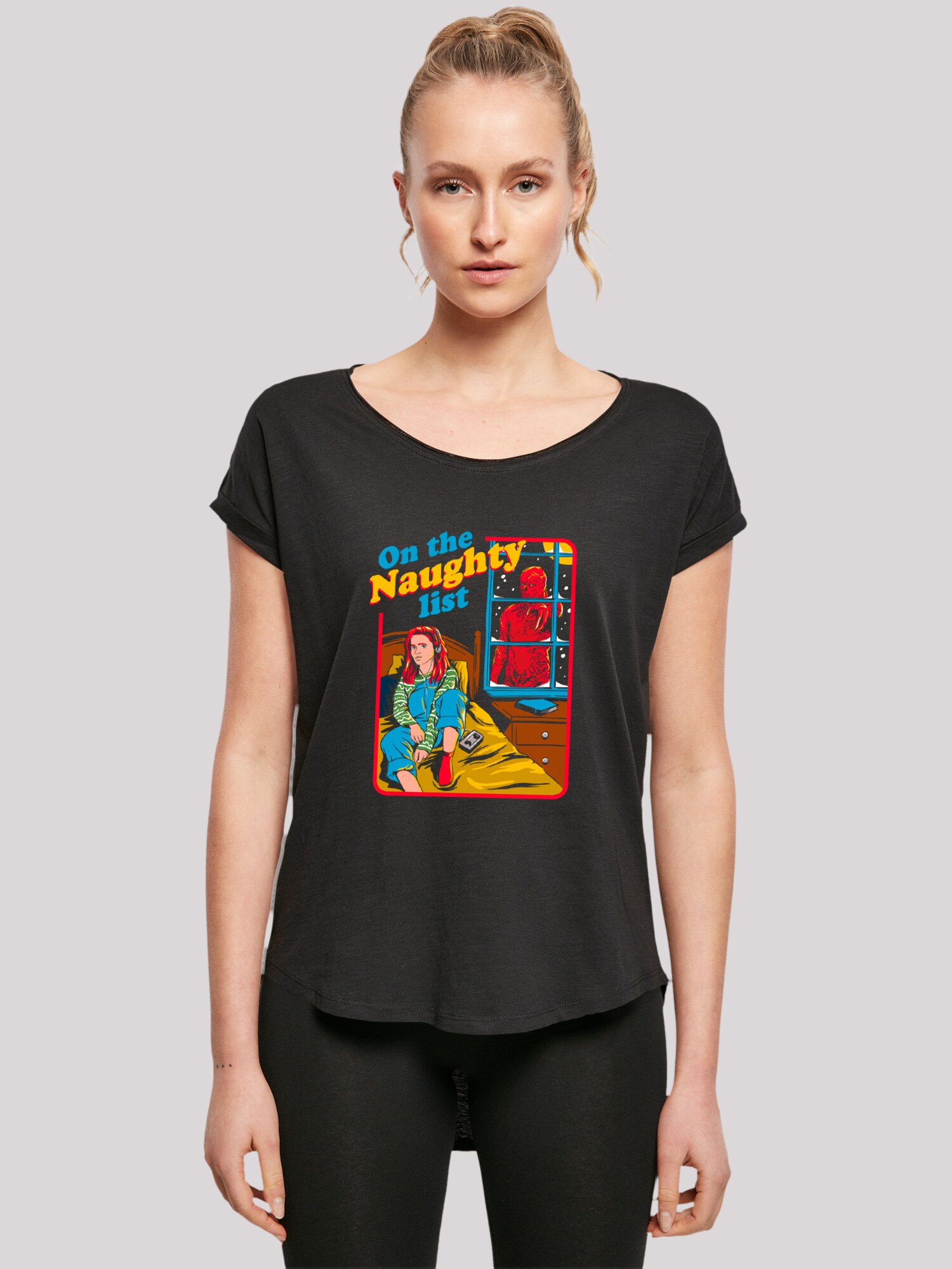 Thumbnail - F4NT4STIC T-Shirt Stranger Things Naughty List Netflix TV Series