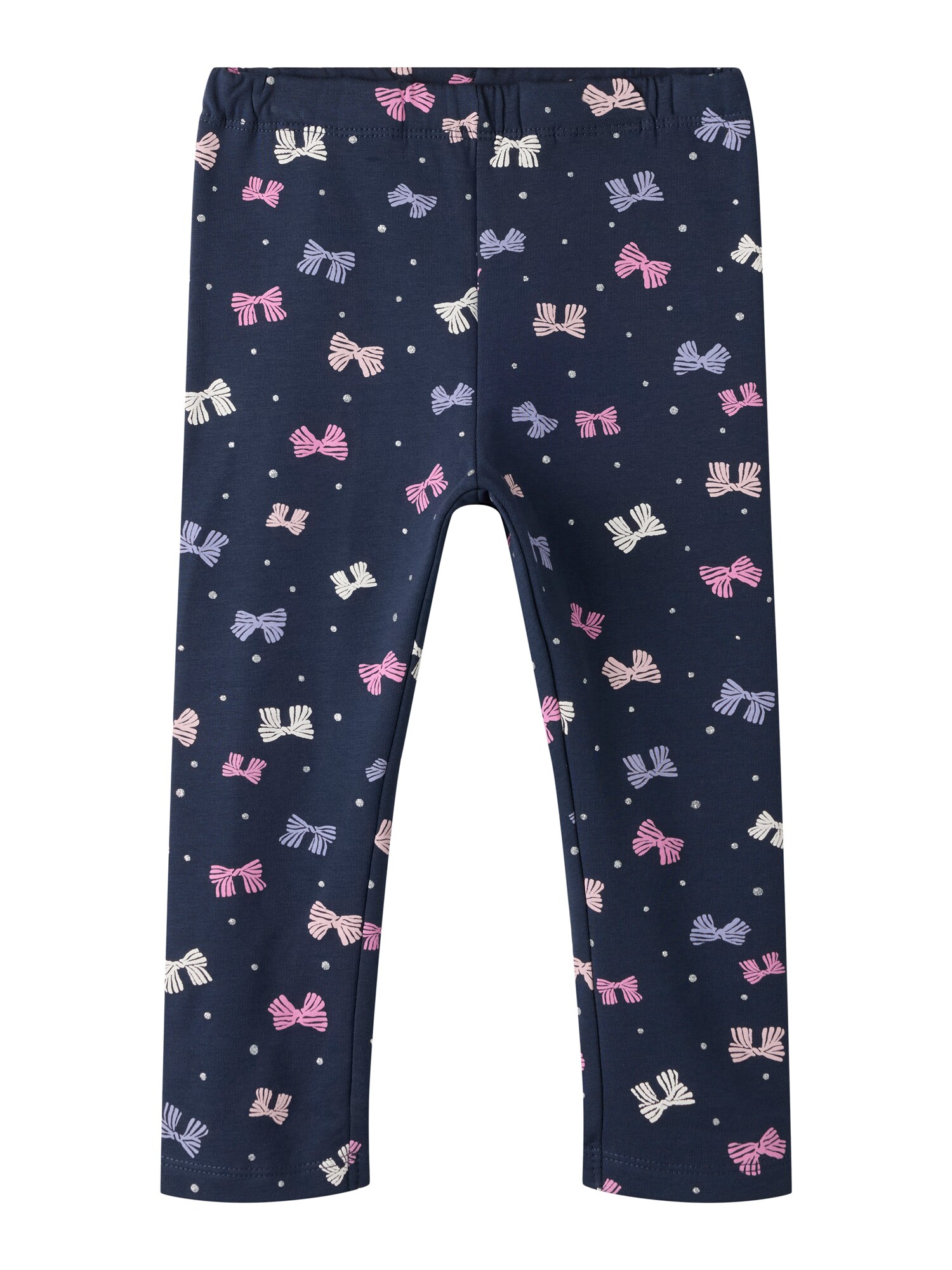 NAME IT Leggings NMFOLINI bleumarin / galben deschis / mov liliachiu / roz