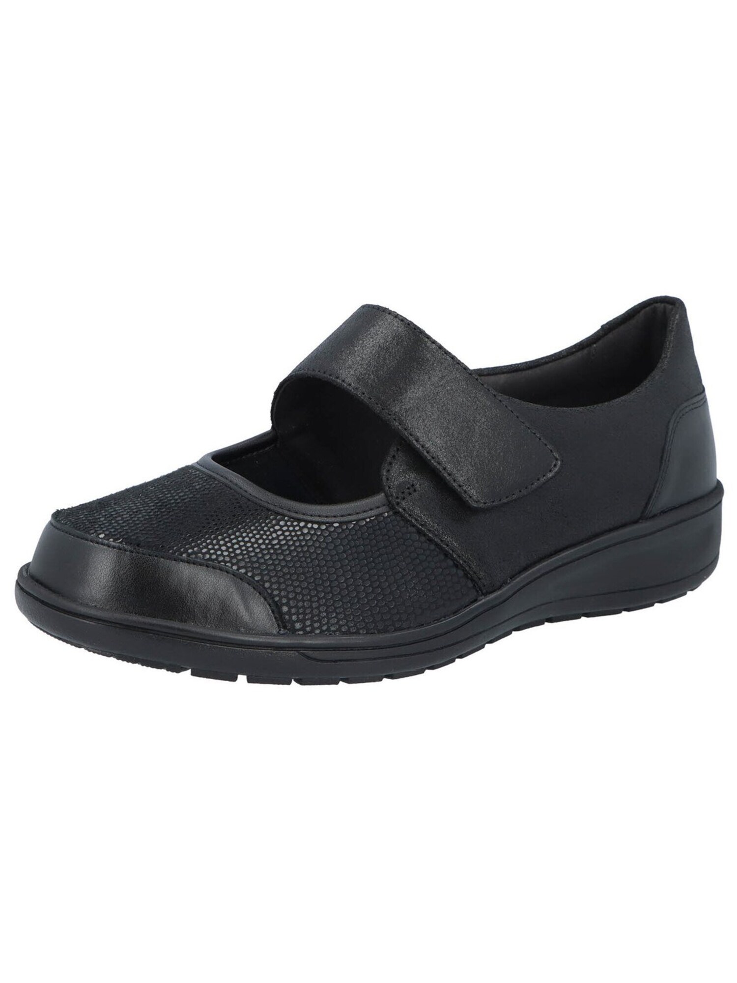 Solidus Mocassins 'Slipper Damen 29503 00467 Echtleder In Schwarz' Zwart