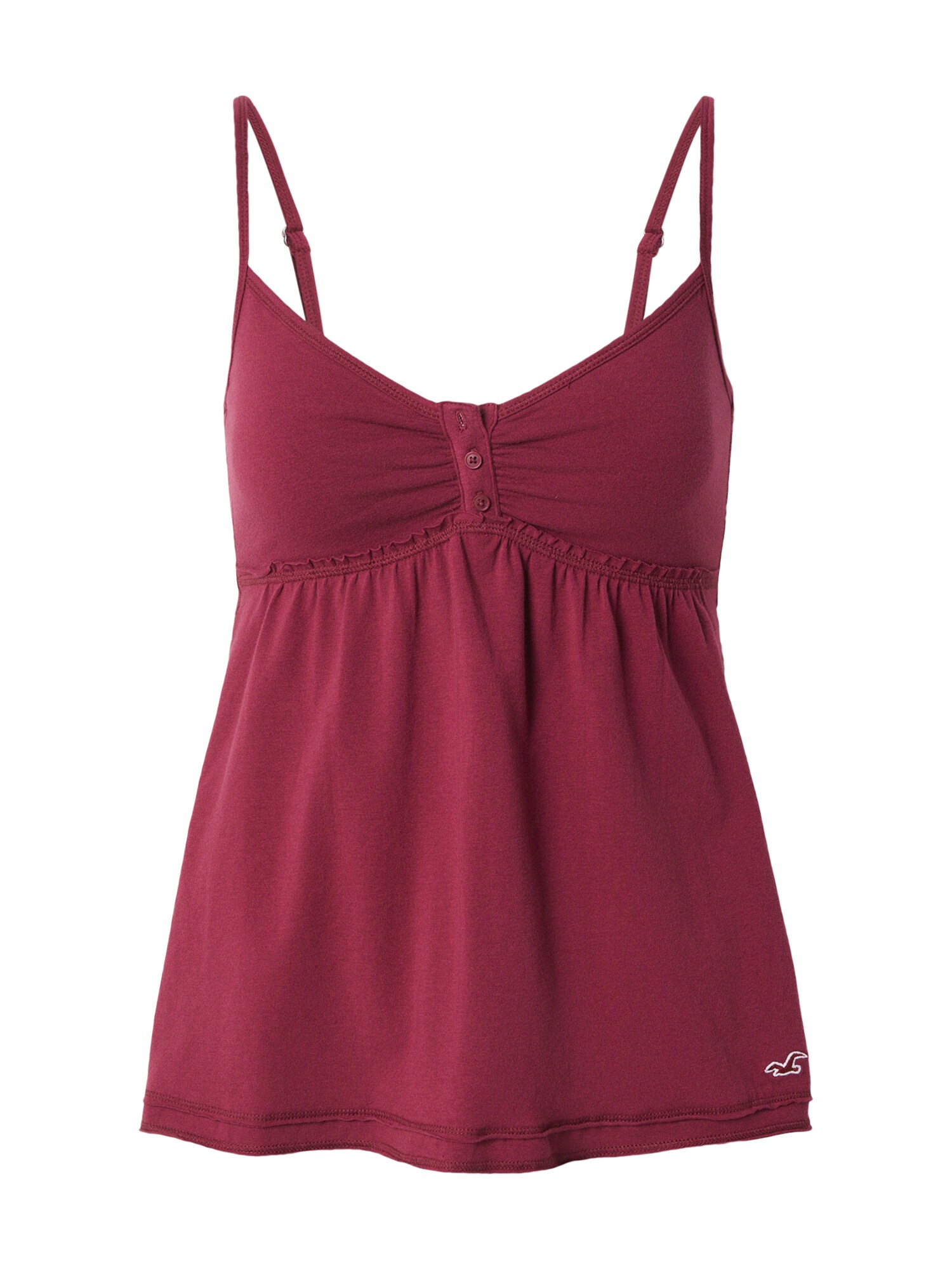 HOLLISTER Top  burgundská