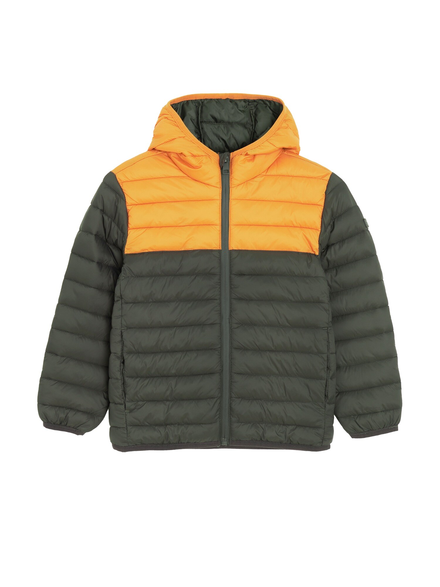 Cool Club Geacă de primăvară-toamnă  gri închis / portocaliu